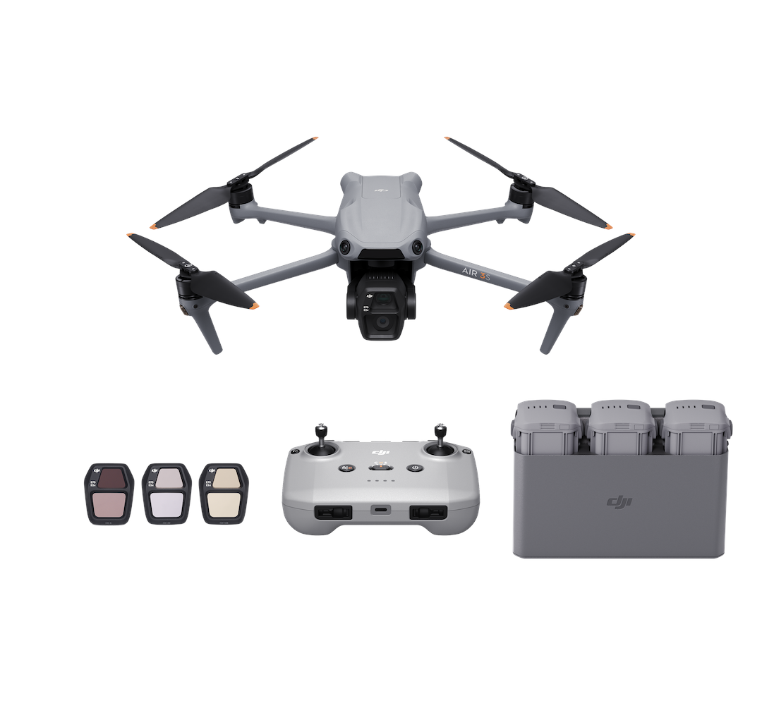 DJI - Air 3S Fly More Combo + RC-N3 - 724 g - C1 Drone CP.MA.00000815.02