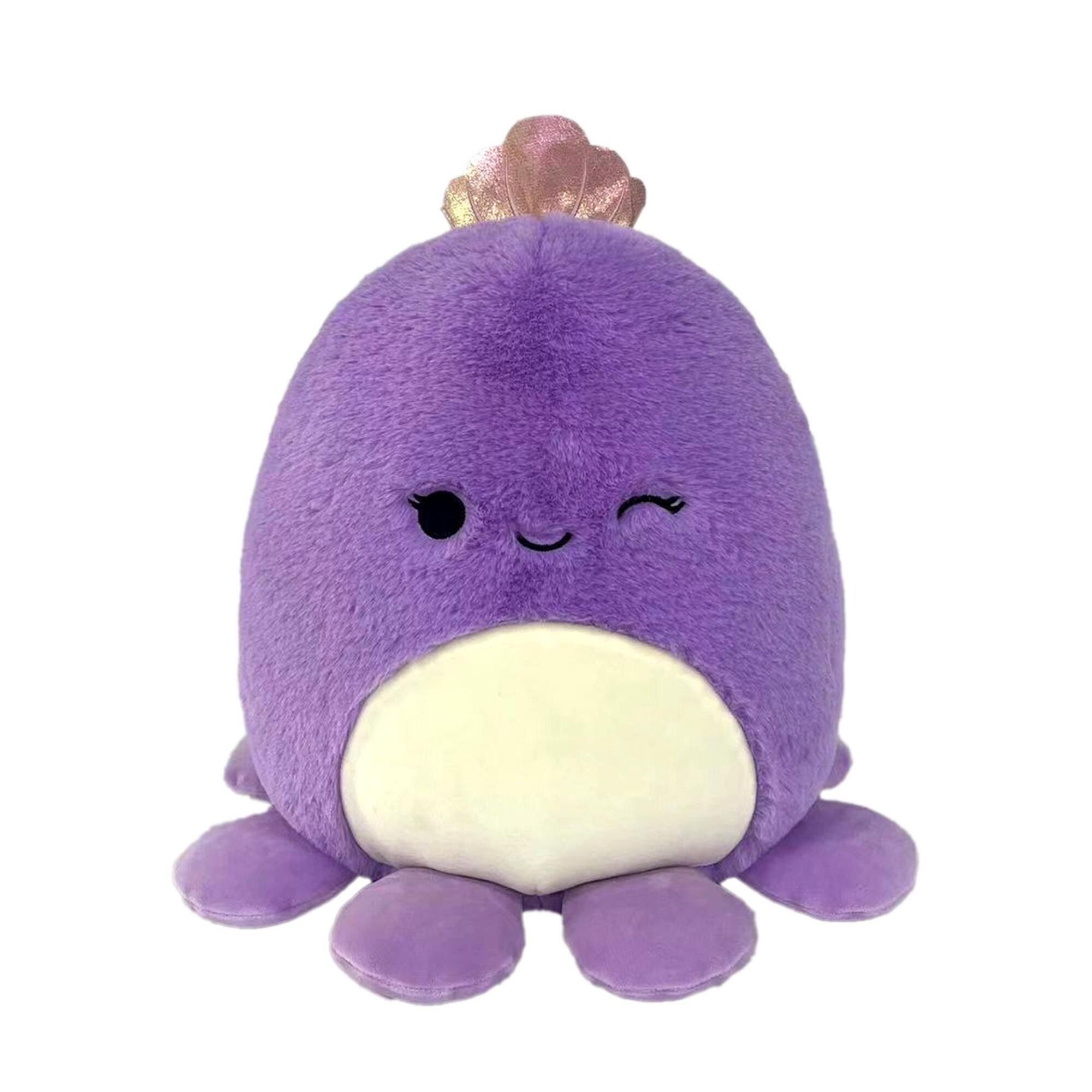 Squishmallows Fuzz-A-Mallows Violet Blæksprutte 30 cm Bamser 209139