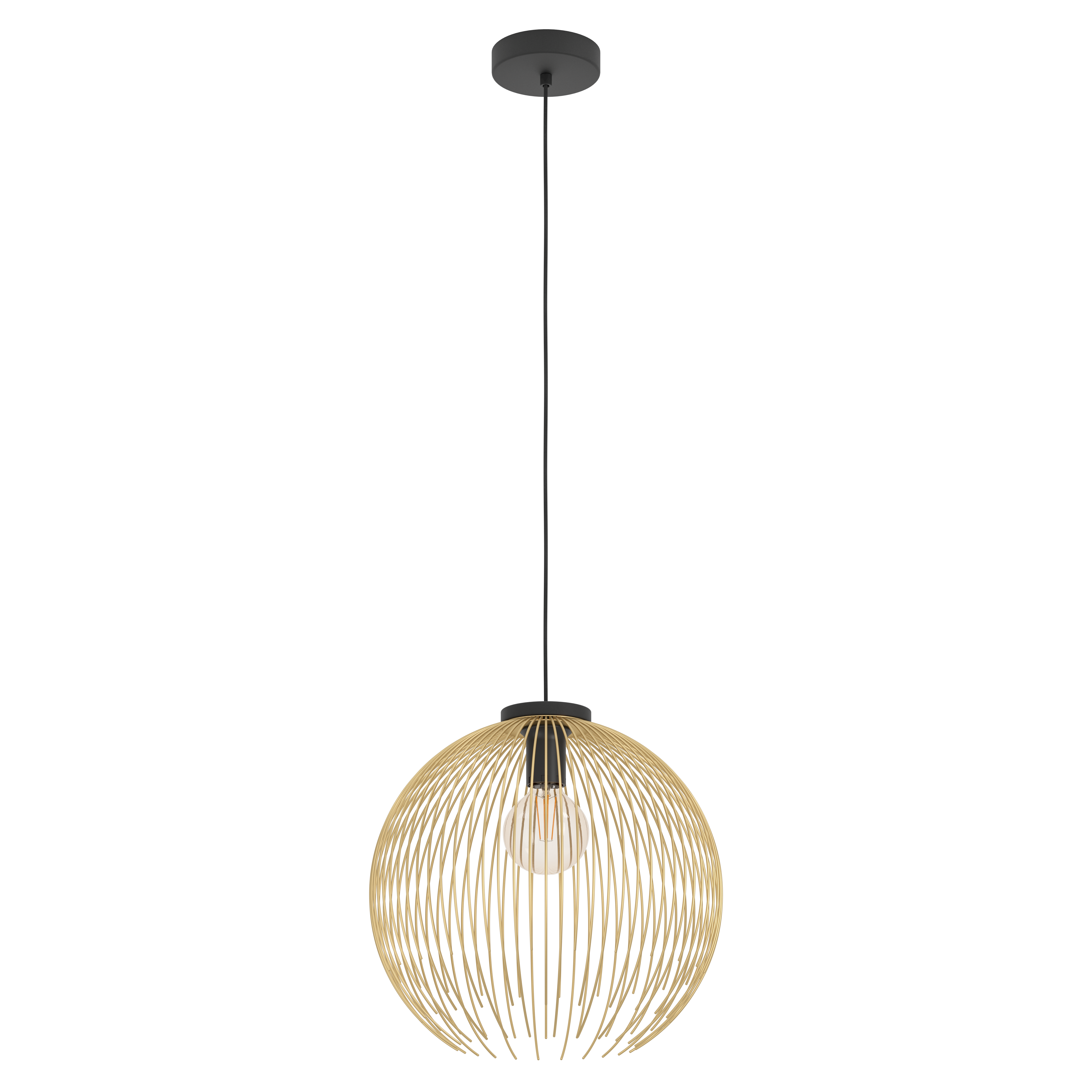 EGLO VENEZUELA pendel Ø400, sort/guld Lampe 901003