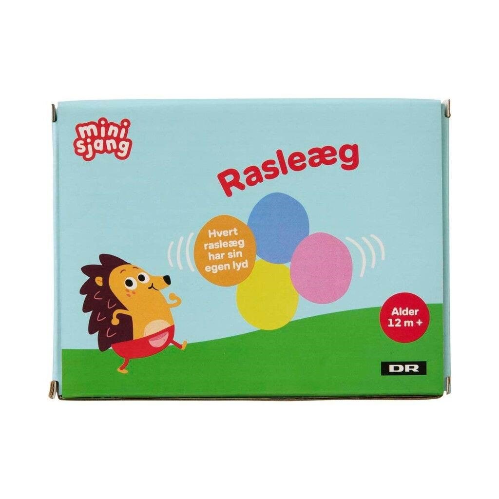 DR Børste Rasleæg, 4-Pak Babylegetøj 6-24303