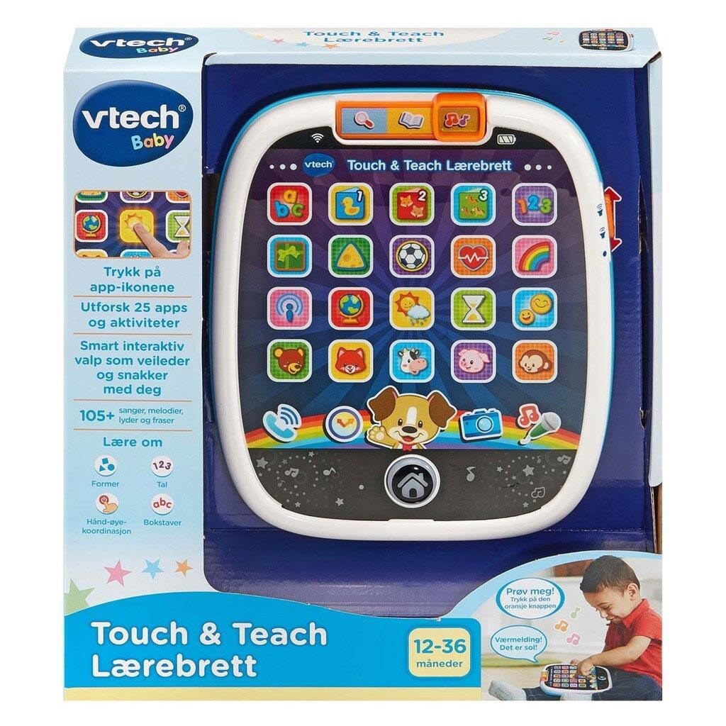 VTech Touch & Teach Tablet NO Babylegetøj 950-602933