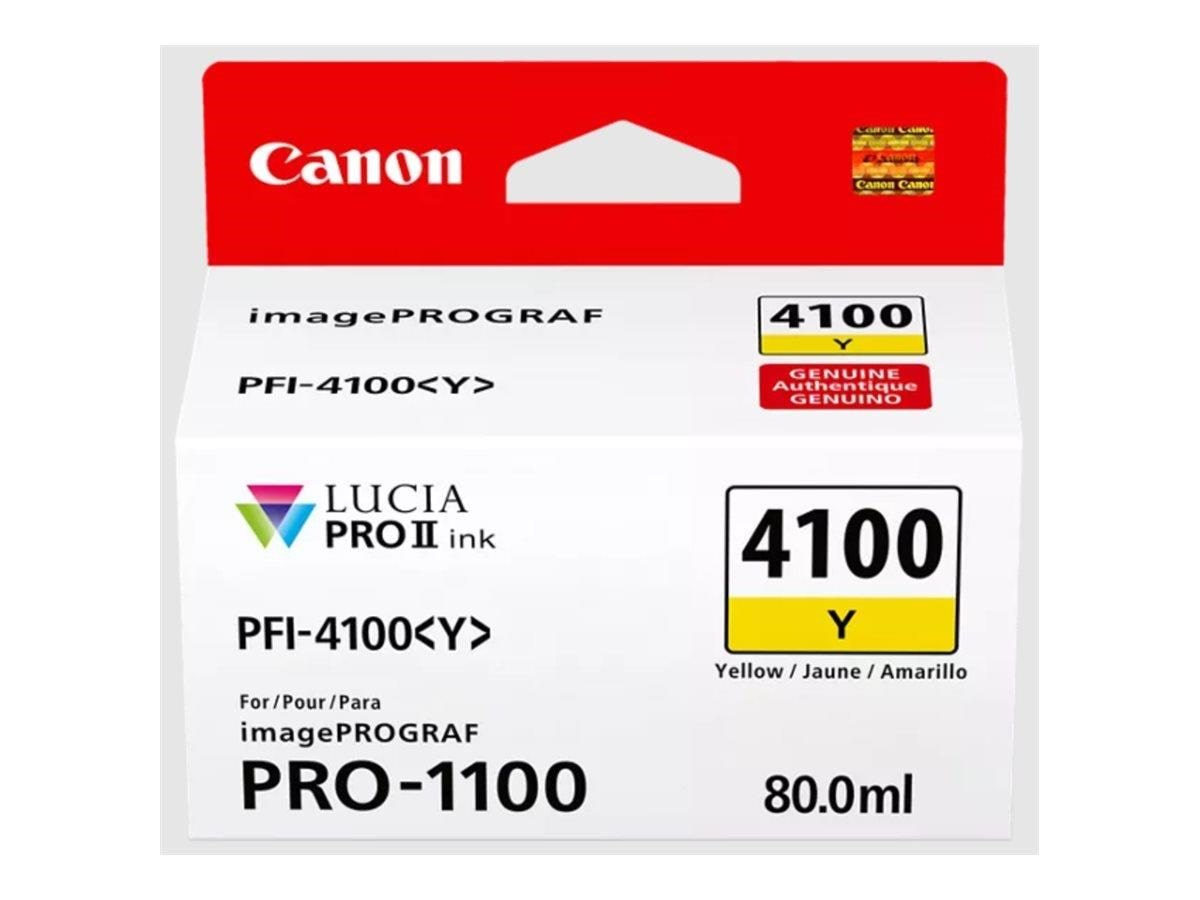 Canon PFI 4100 / 6780C001 Yellow - Blækp Printerpatron Og Toner Gul