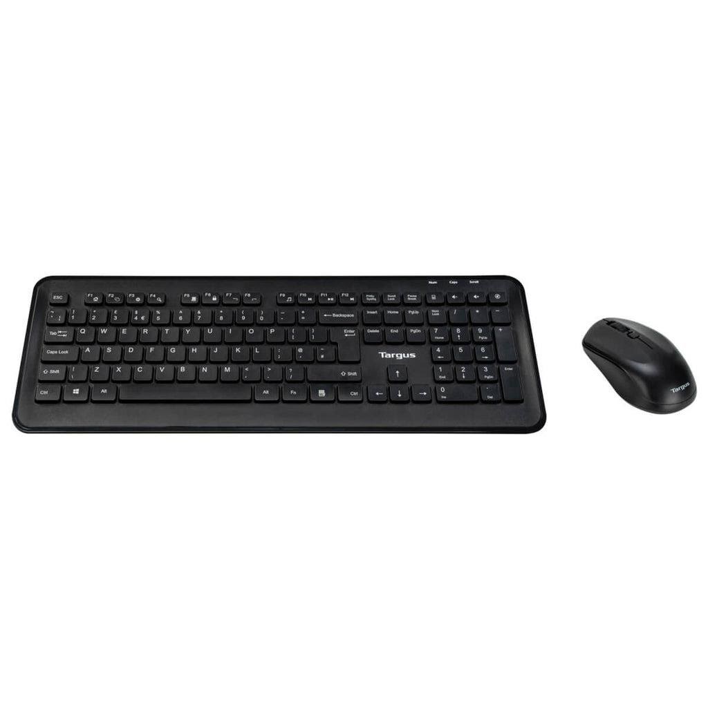 Targus Full-size Wireless Keyboard and Mouse Combo - Black (Nordic) - Tastatur & Mus sæt - Nordisk - Sort Tastatur AKM610NO