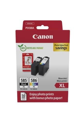 Canon PG 585XL/CL-586XL / 6204C005 Photo Value Pack Fotopapir