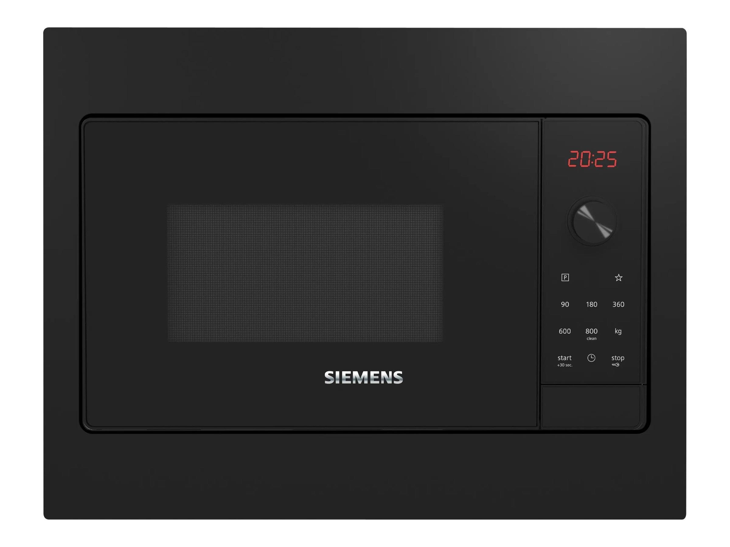 Siemens iQ300 BF523LMB3 - microwave oven - built-in - black Mikrobølgeovn Sort