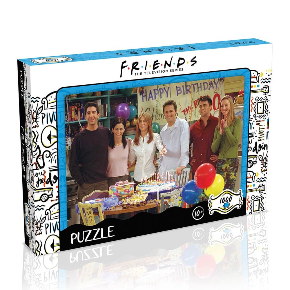 Winning Moves Puzzle - Friends Happy Birthday (1000 pieces) 2D Puslespil
