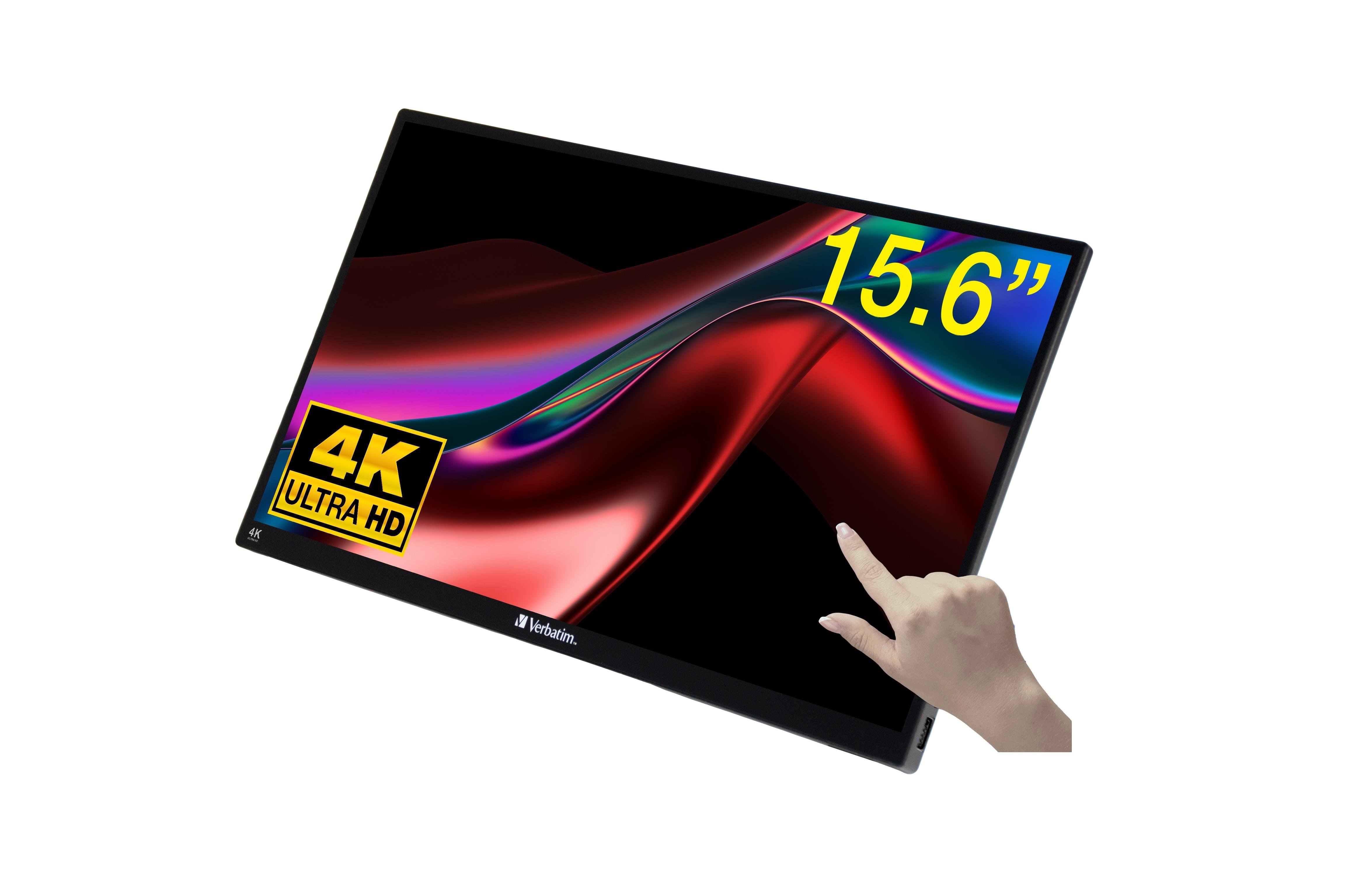 15" Verbatim PMT-15-4K - 3840x2160 - IPS Computerskærm Black 32238