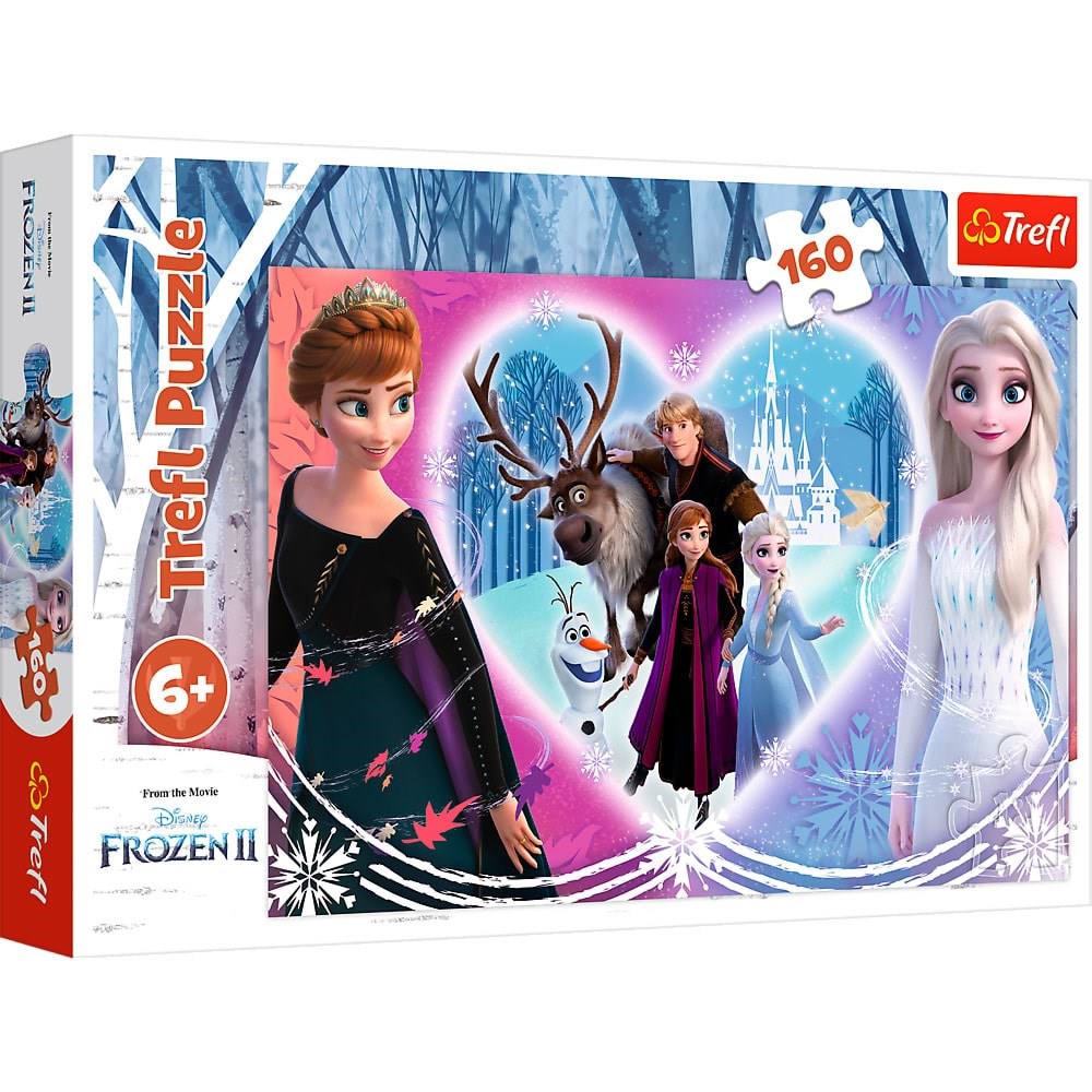 Trefl Puzzle - Frozen - Joyful moments (160 pieces) 2D Puslespil Puslespil TFL15408