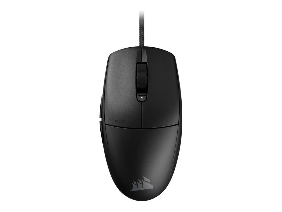 Corsair M55 - Gaming Mus - Optisk - 6 knapper - Sort Mus CH-930F000-WW