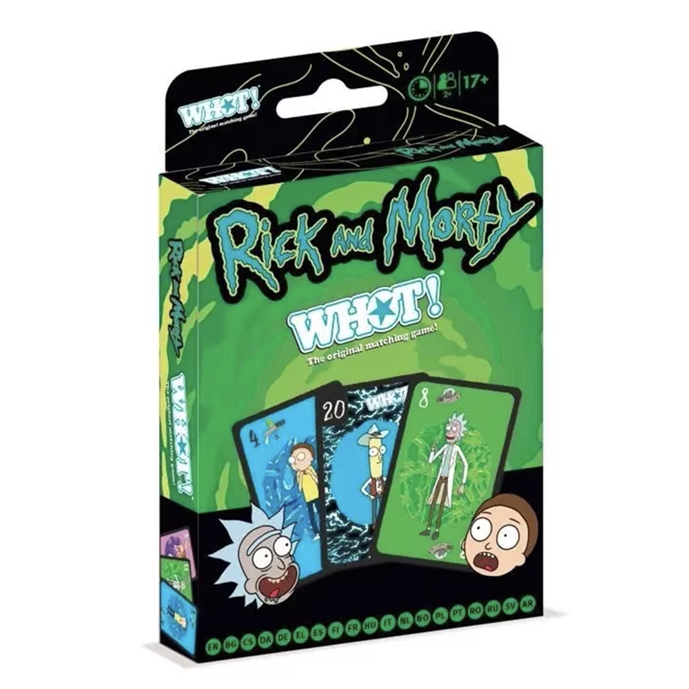 Winning Moves Rick and Morty WHOT! (Nordic + EN)