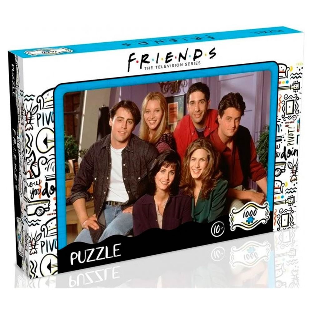 Winning Moves Puzzle - Friends Apartment (1000 pieces) 2D Puslespil
