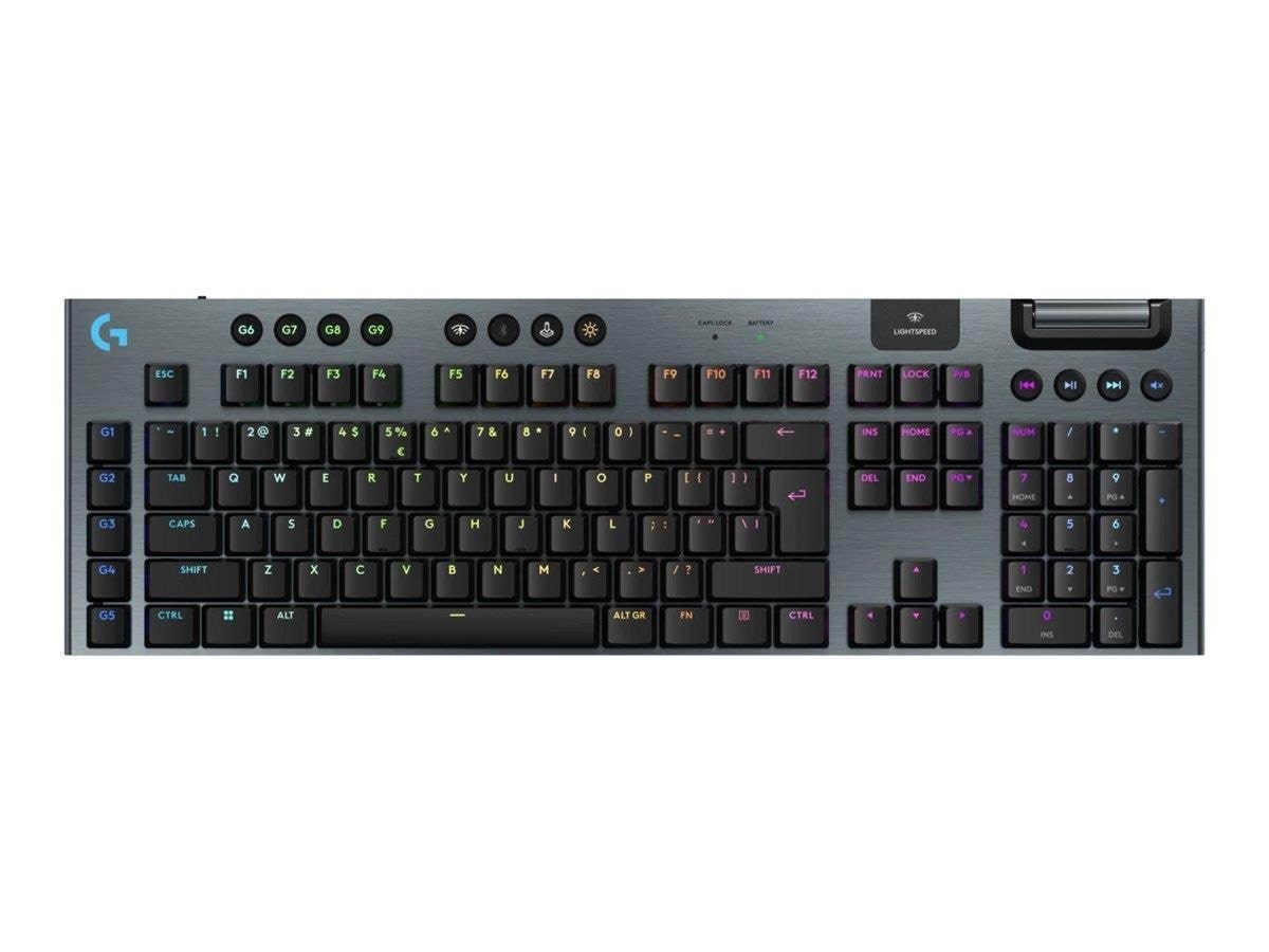 Logitech G915 X LIGHTSPEED - Linear - 100% - Gaming Tastatur - Amerikansk engelsk - Sort