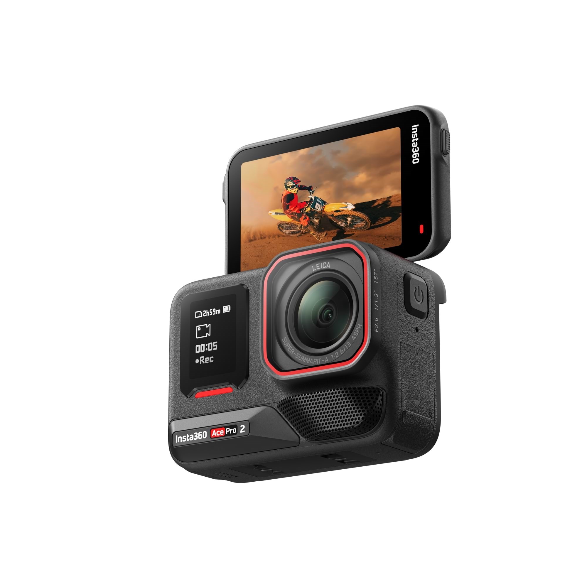 Insta360 Ace Pro 2 Dual Battery Bundle Action Kamera Sort CINSBBGA-ACEPRO208