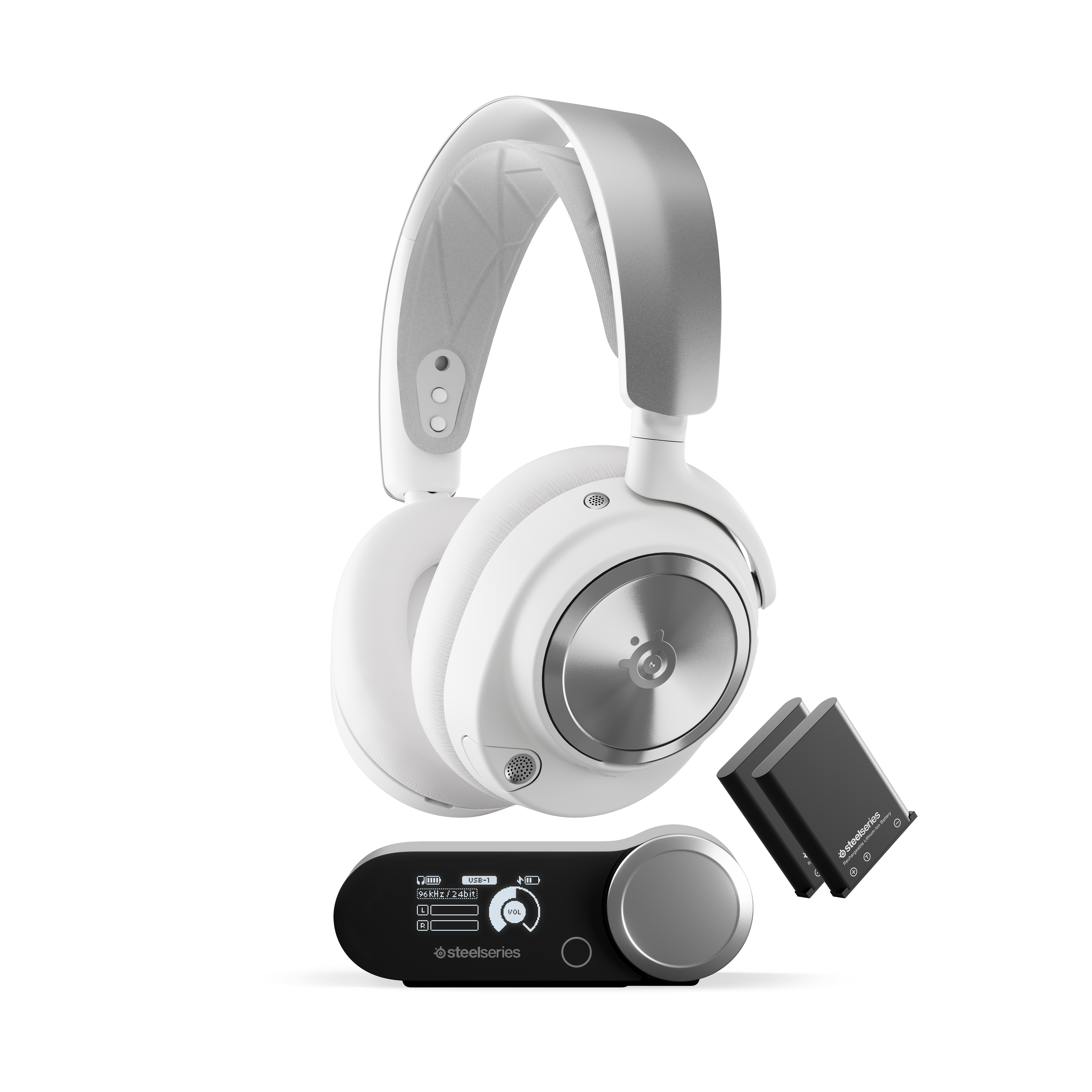 SteelSeries Arctis Nova Pro Wireless - Gaming headset - PC & PS - Hvid Hovedtelefoner Og Headset 61524