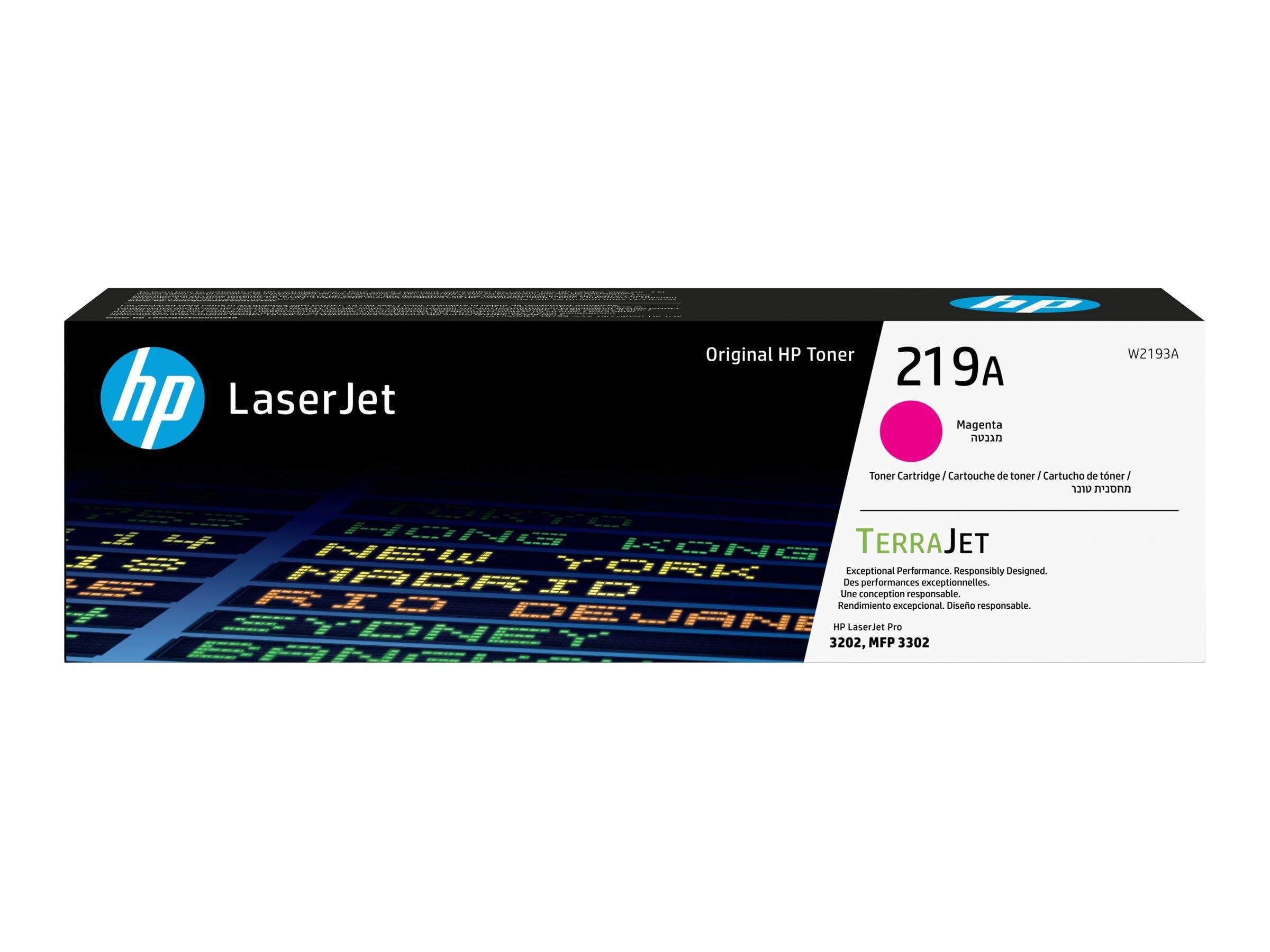 HP 219A / W2193A Magenta Toner Printerpatron Og Toner