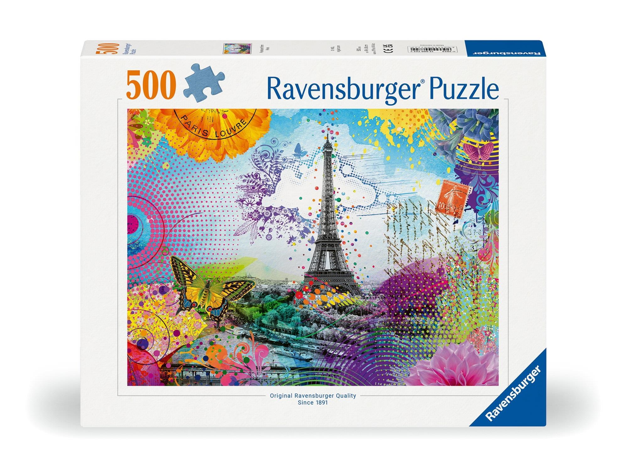 Ravensburger Postcard from Paris 500p Puslespil 12000772
