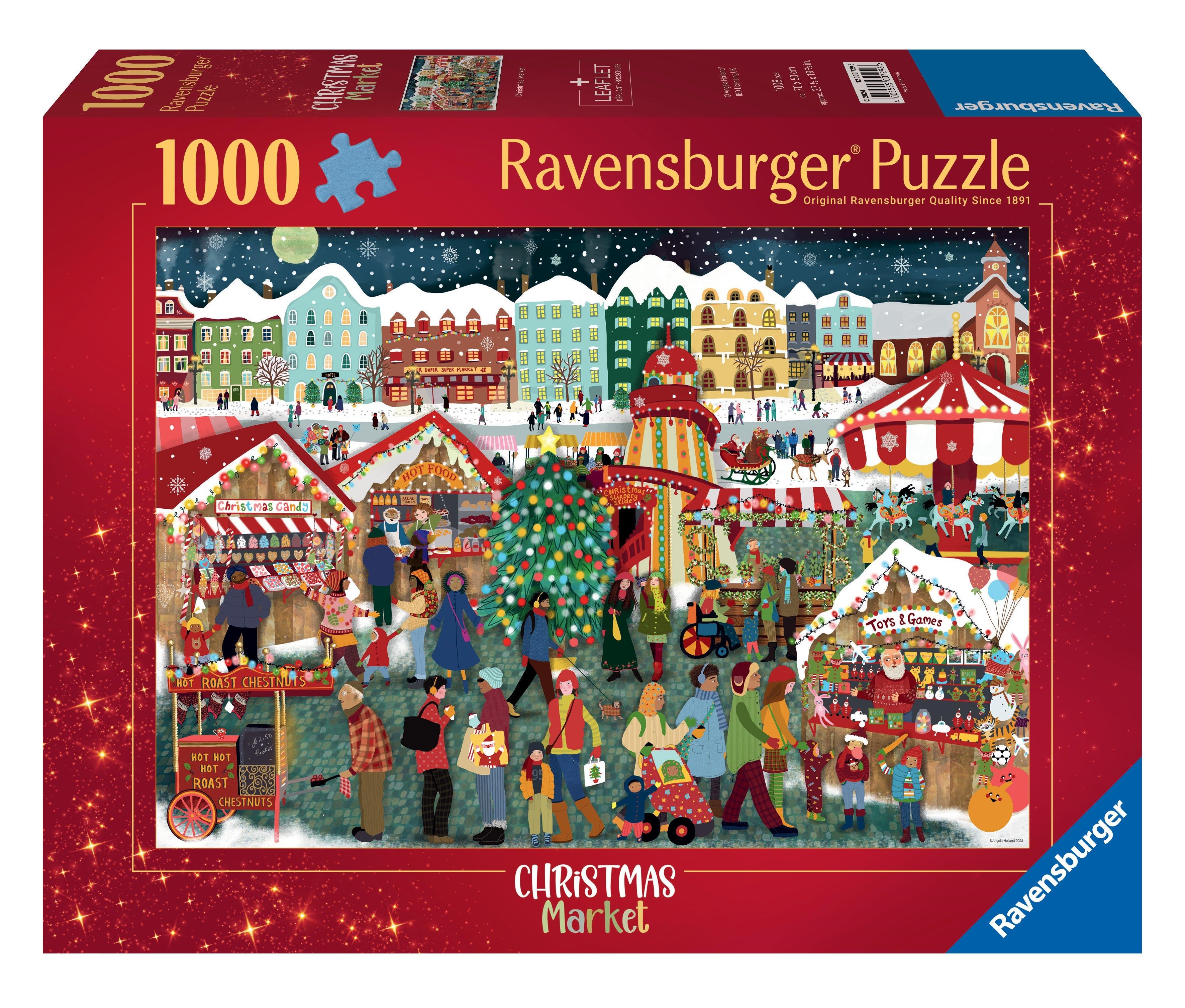 Ravensburger Christmas Market 1000p Puslespil 12000729