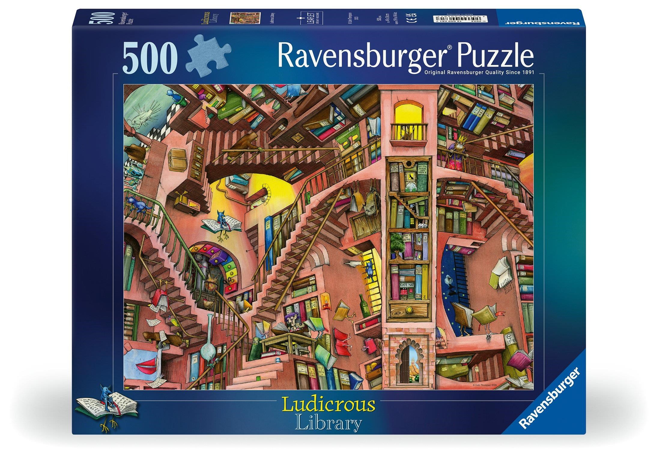 Ravensburger Ludicrous Library 500p