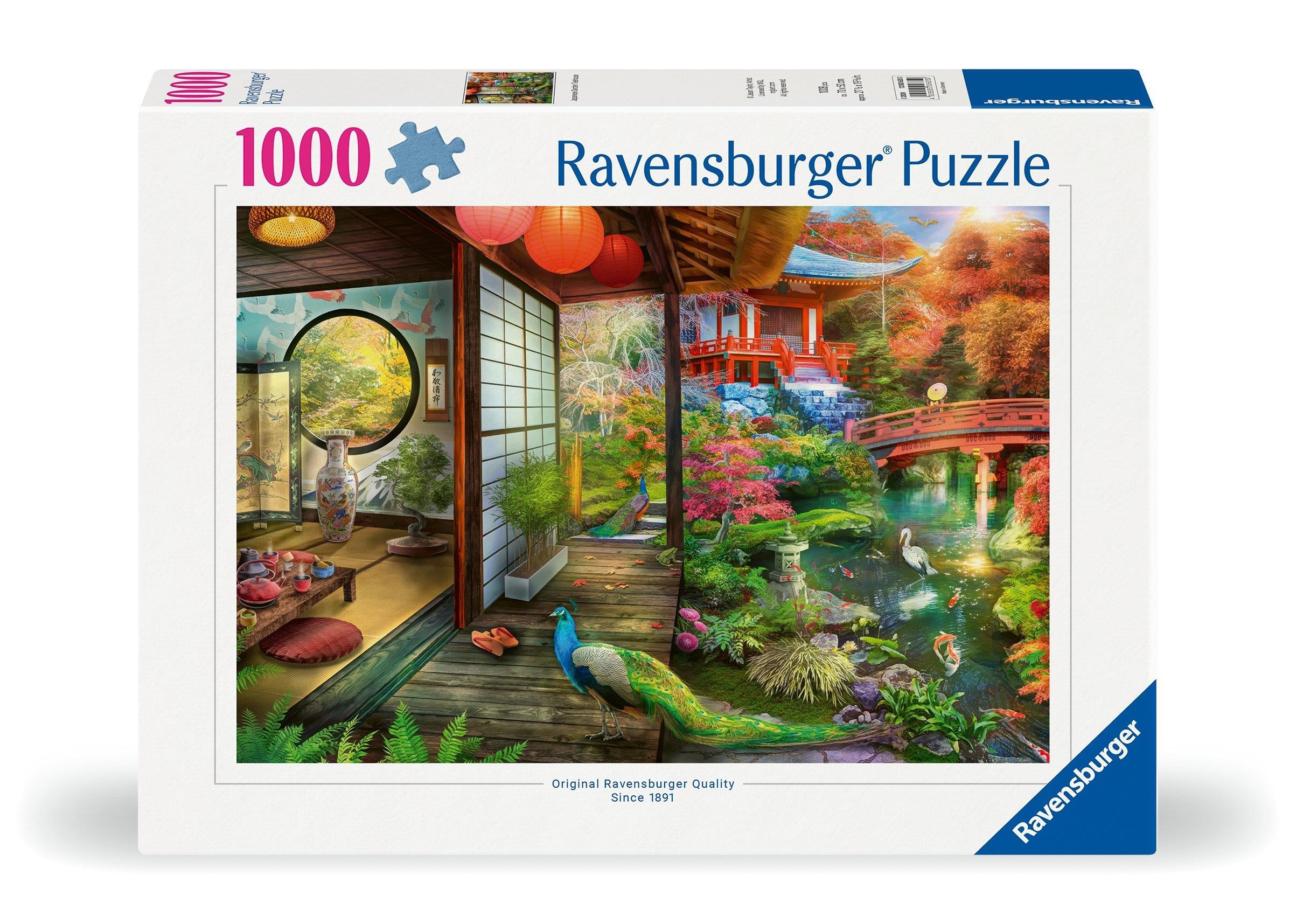 Ravensburger Kyoto Japanese Garden Teahouse (1000) Puslespil 12000635