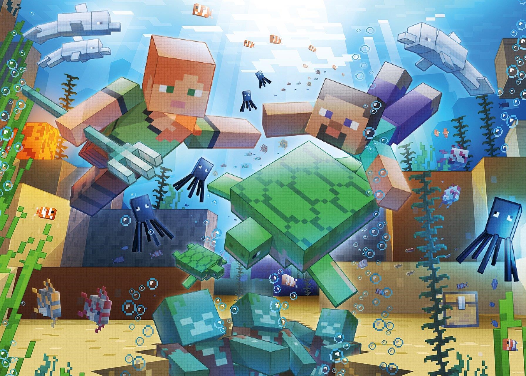 Ravensburger Minecraft Mosaic 1000p