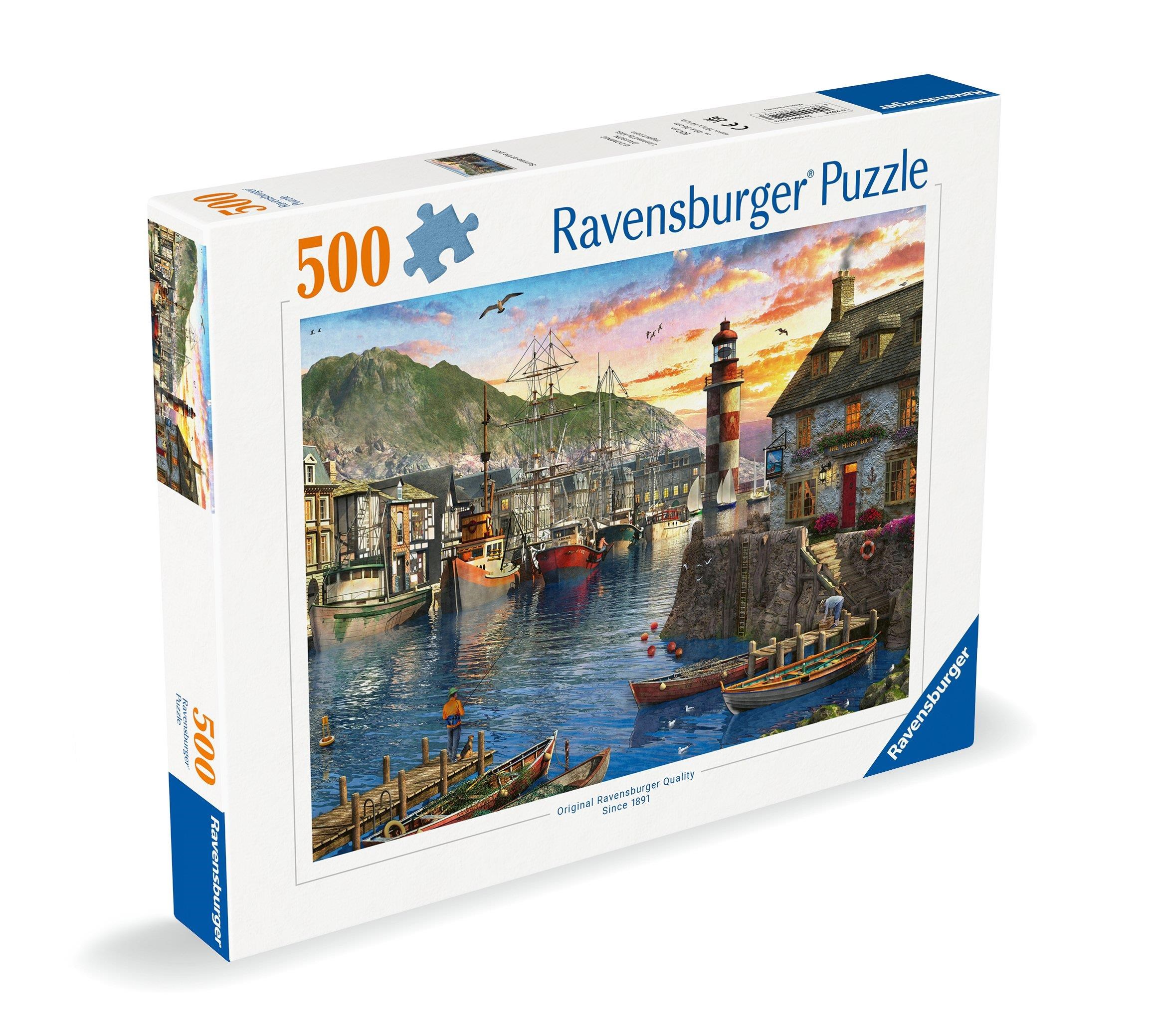 Ravensburger Sunrise At The Port 500p