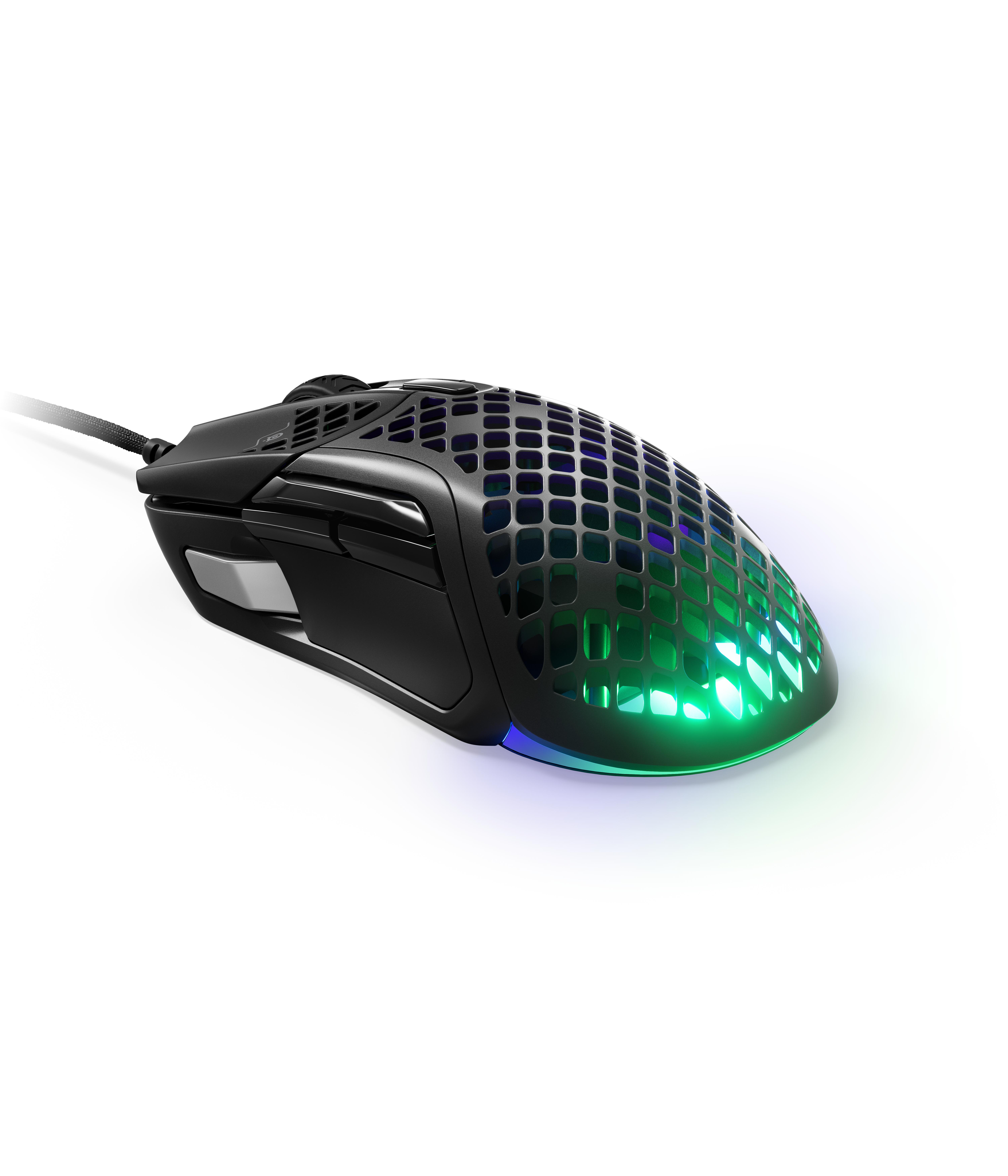 SteelSeries Aerox 5 Wired - Gaming Mus - Optisk - 9 knapper - Sort med RGB lys Mus 62401