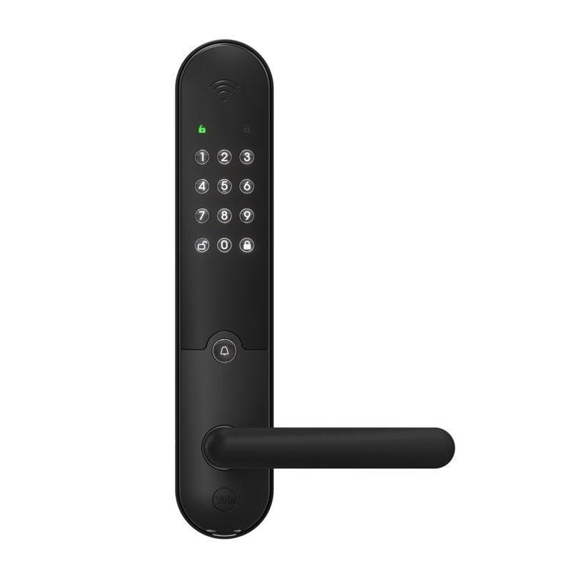 Yale DOORMAN L3S Flex - Skandivanisk Version - Sort - Uden Connect Wi-Fi Bridge Smart Home 707281100064