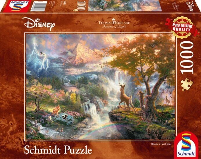 Schmidt Puzzle - Thomas Kinkade: Disney - Bambi (1000)