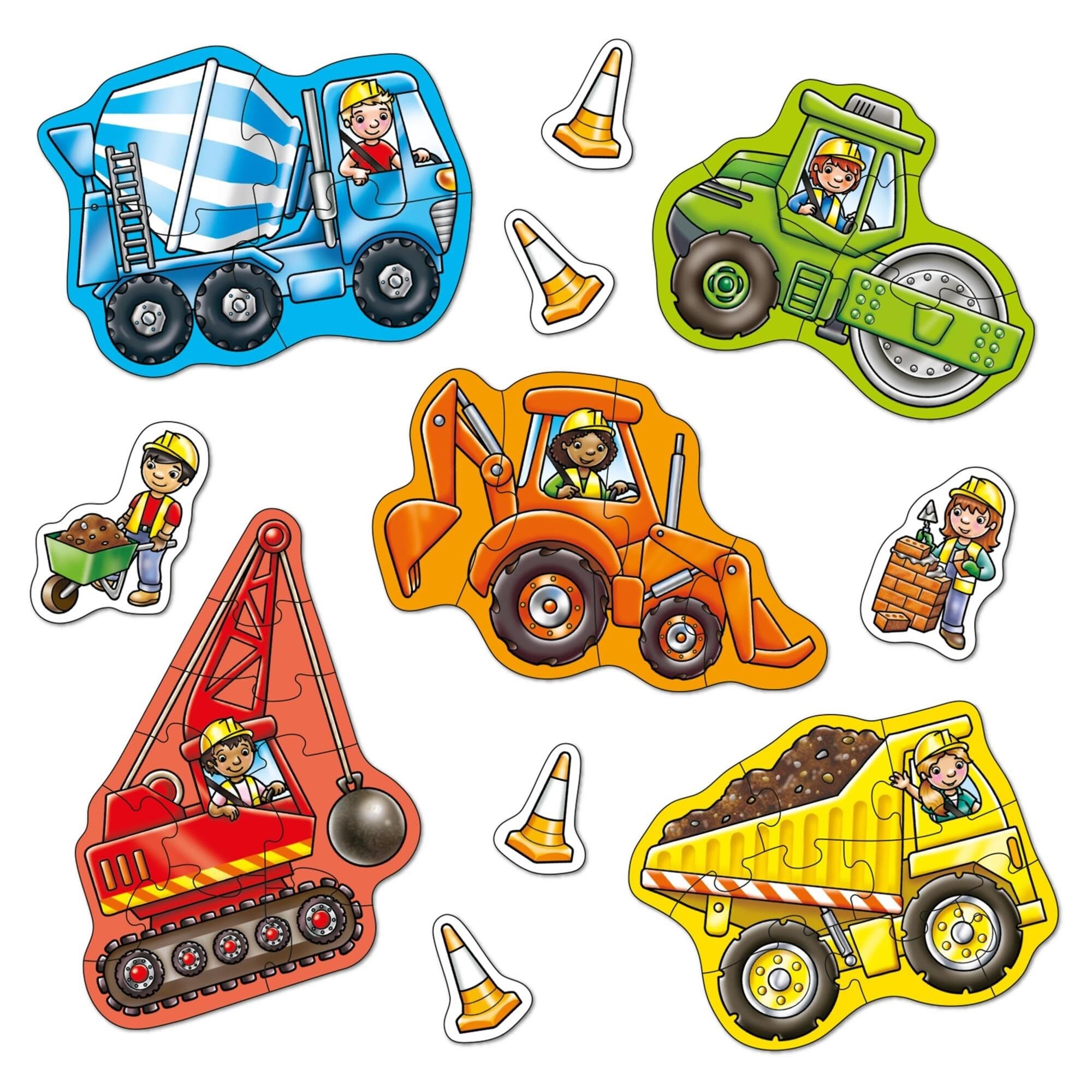 Orchard Big Wheels - Puzzle Set 2D Puslespil Puslespil 600201
