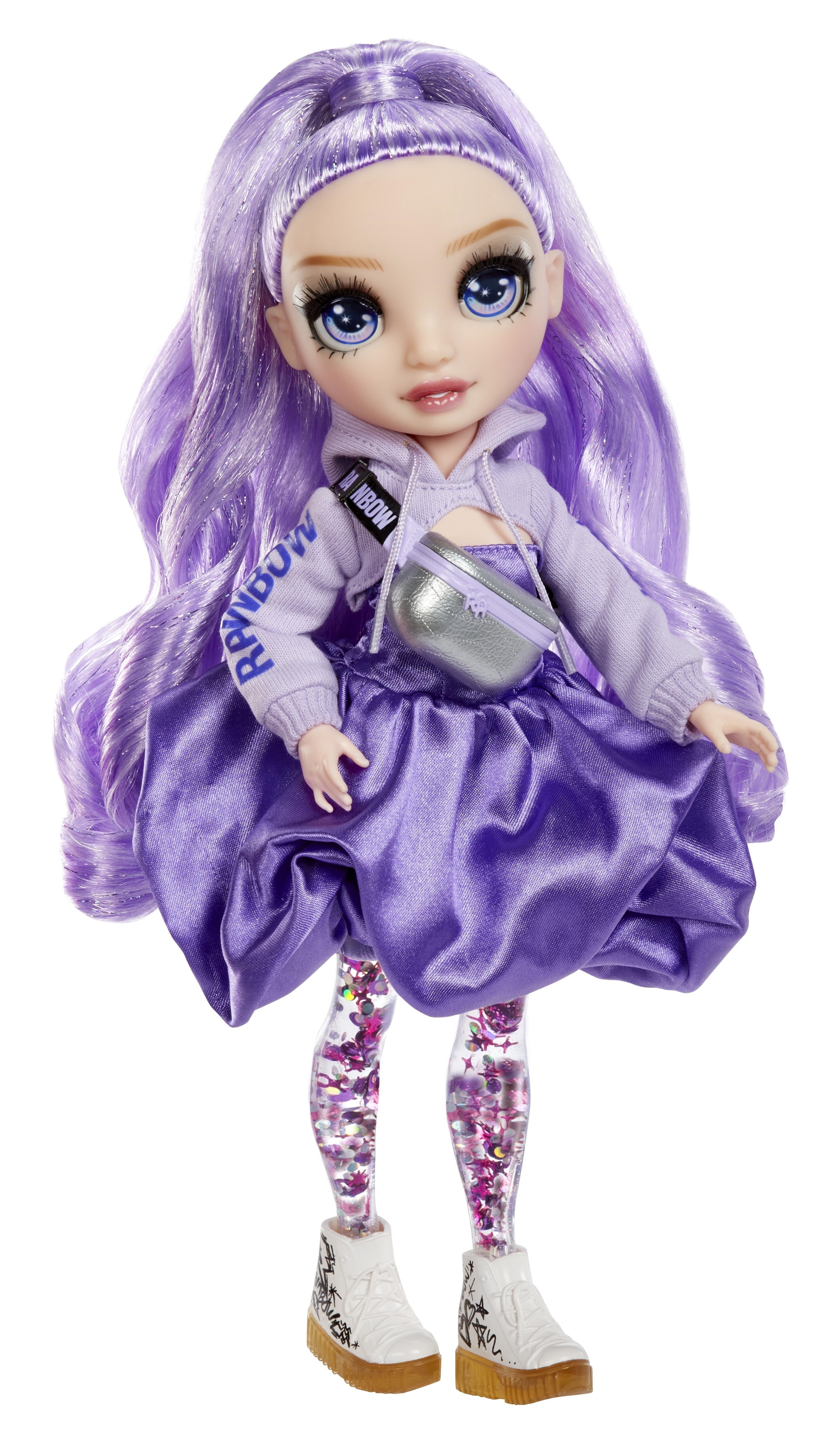 Rainbow High Sparkle & Shine Fashion Dolls- VIOLA (purple) Dukker Og Dukketilbehoer 427810