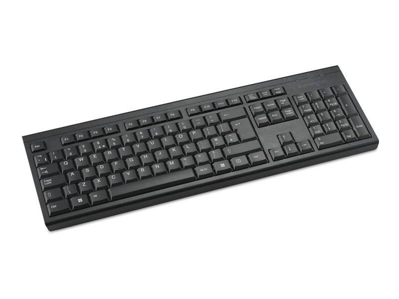 Kensington KB150 EQ trådløst tastatur - Tastatur - Nordisk - Sort Tastatur K75561PN