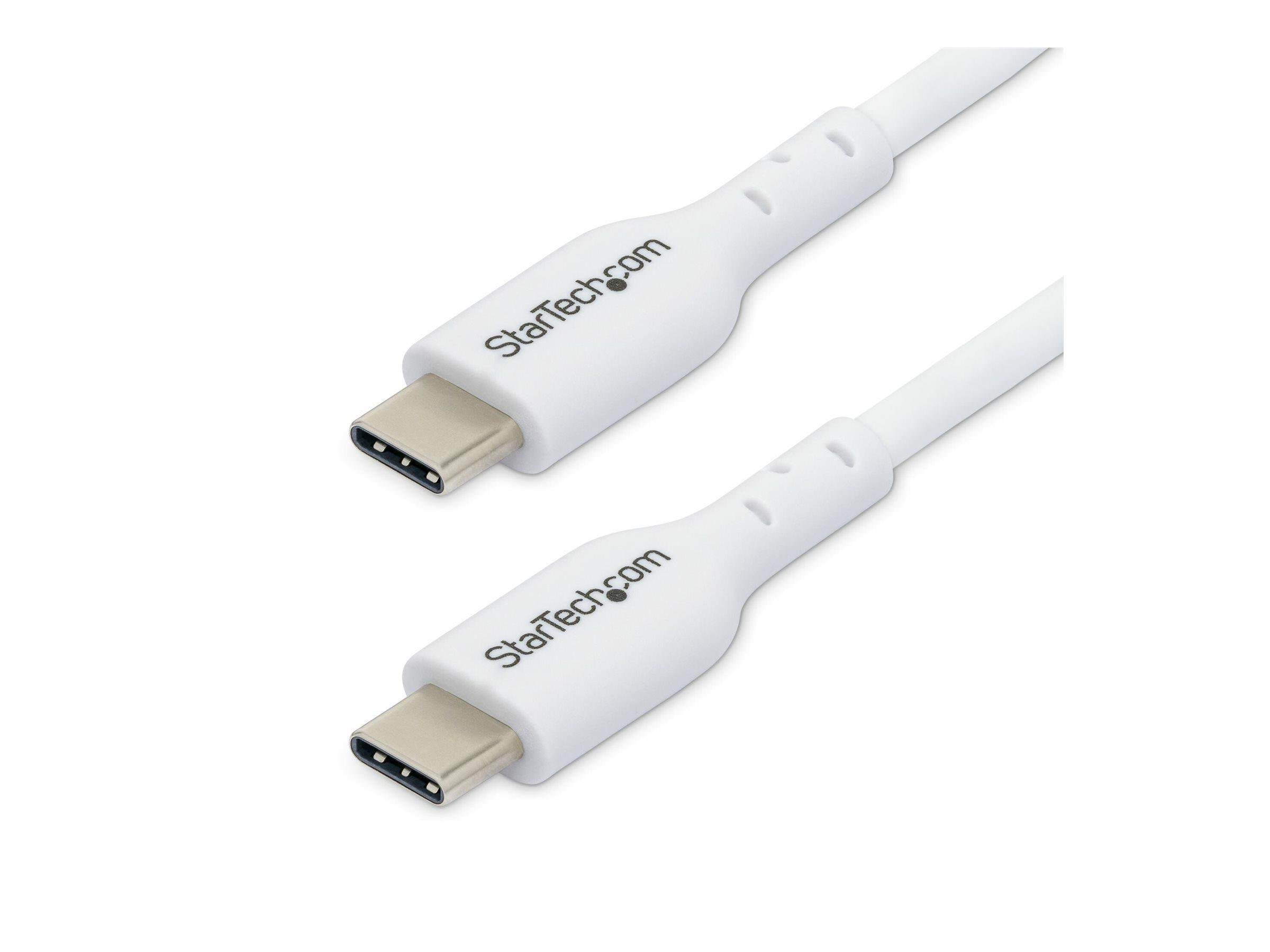 StarTech.com 3m White USB-C Charging Cable USB C Cable 60W 3A PD - USB-C cable - 24 pin USB-C to 24 pin USB-C - 3 m Usb Kabel Hvid USB2CC3MWHE