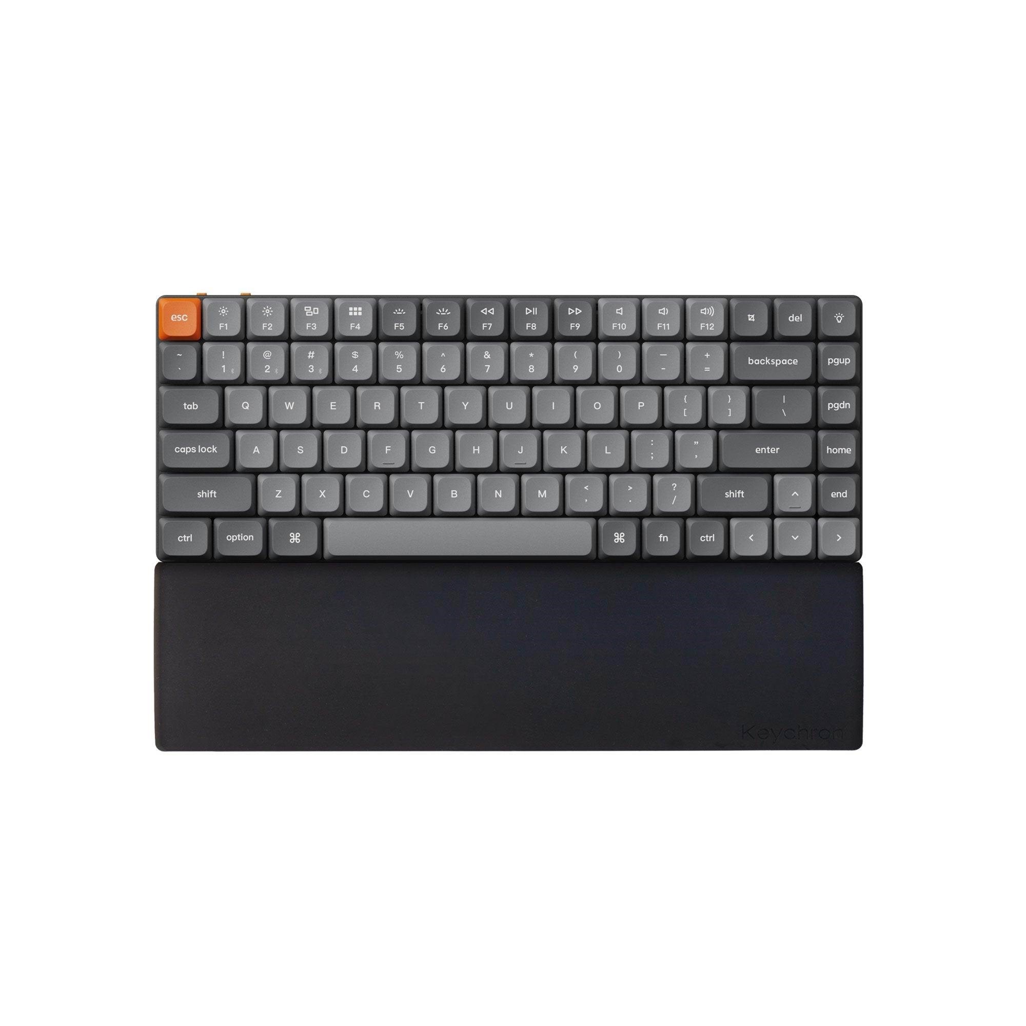 Keychron Silicone Palmrest K3 series / K7 series - Håndledsstøtte - Sort Tastatur PR56