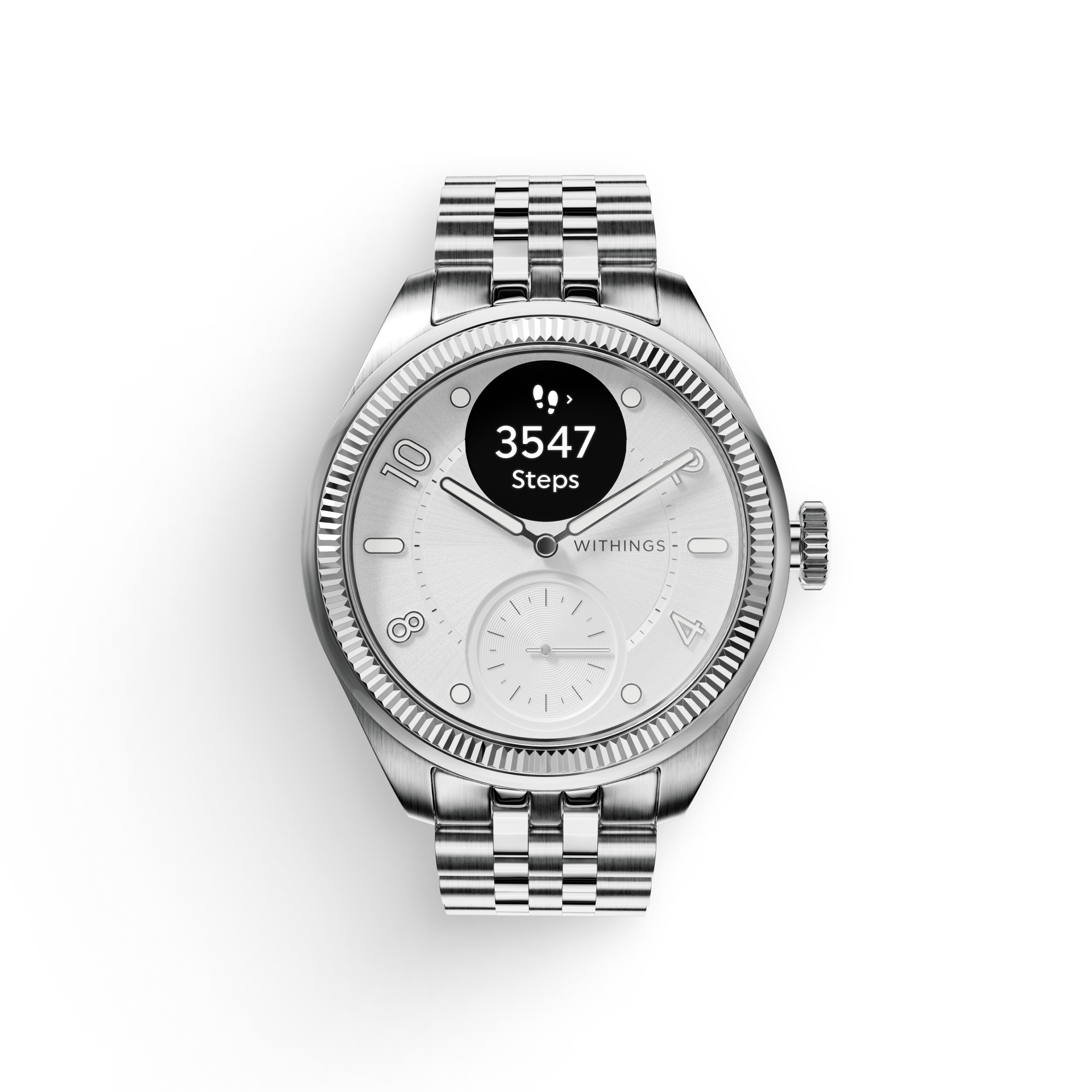 Withings ScanWatch Nova Brilliant Edition 39mm - Titanium Silver Smartwatch Hvid HWA10-model 10-All-Int