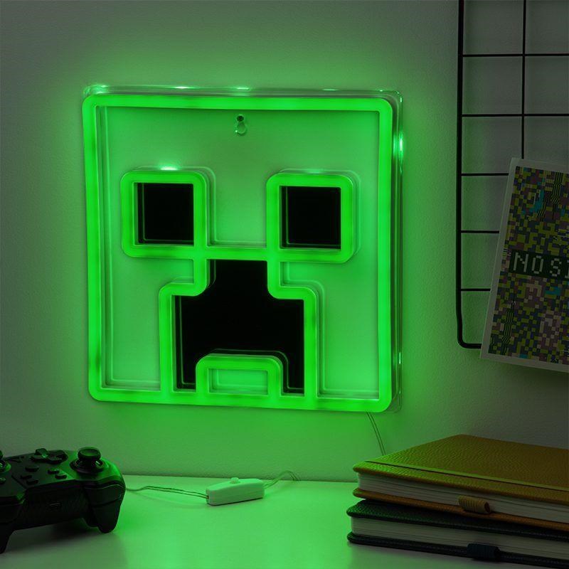 Paladone - Creeper Wall Mountable LED Neon Light - Lampe Merchandise PP14020MCFVN