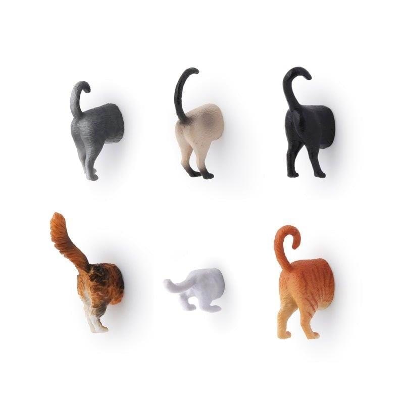 Kikkerland Cat Butt Magnets Gadget MG53