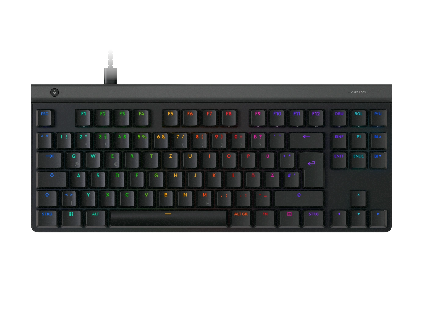 Logitech G515 TKL - Tactile - Gaming Tastatur - Uden Numpad - Nordisk - Sort Tastatur 920-012884