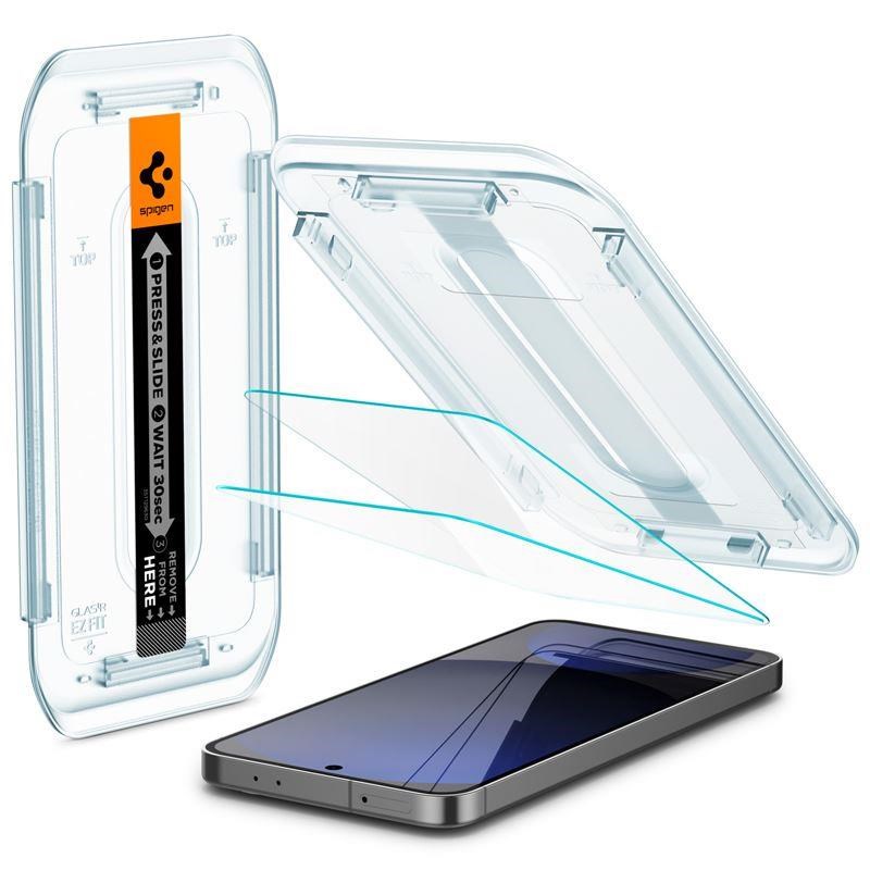 Spigen Glass tR EZ Fit 2 Pack - transparency - Samsung Galaxy S24 FE/A56 5G