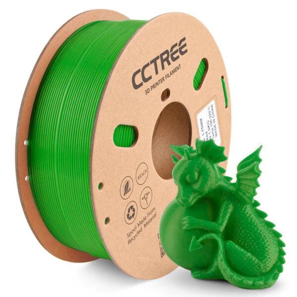 CCTree PLA Basic 1.75 mm 1 Kg - Green 3d Filament Grøn ACBPLAGR