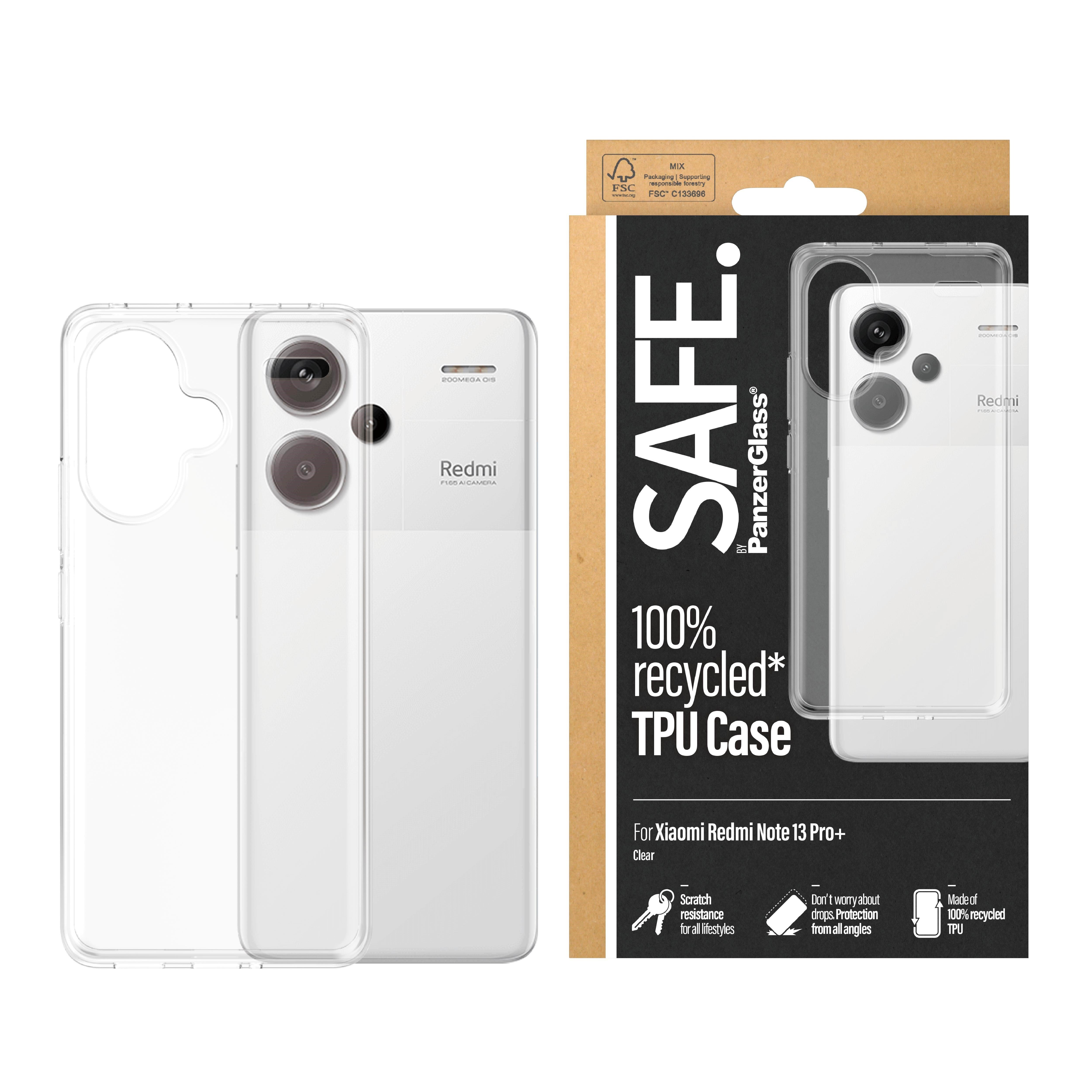 SAFE by PanzerGlass TPU Case for Xiaomi Redmi Note 13 Pro+ Mobilcover SAFE95714