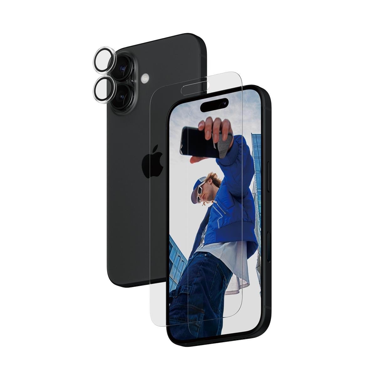 PanzerGlass 2-in-1 Bundle iPhone 16 Beskyttelsesglas PANZERB2873+1285