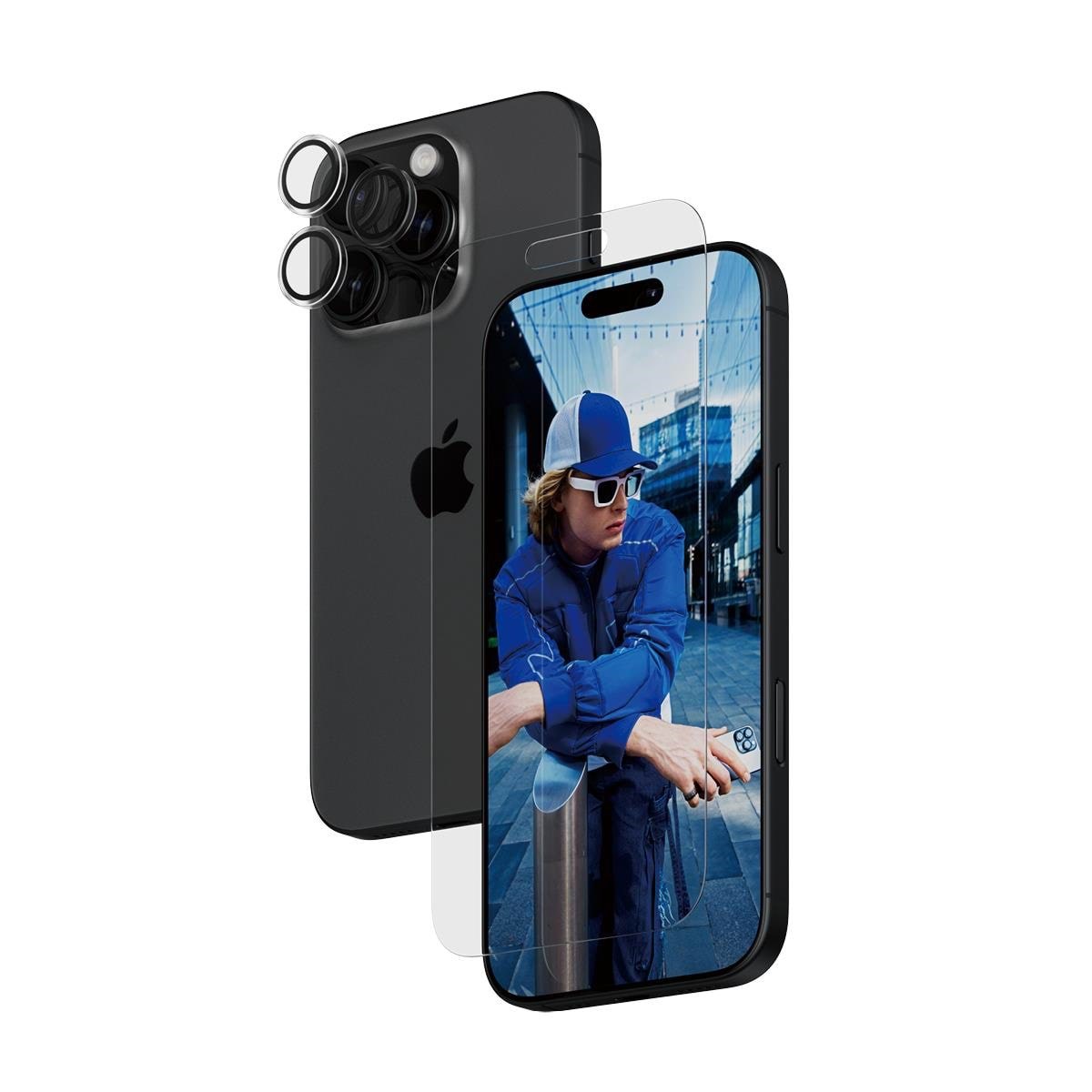 PanzerGlass 2-in-1 Bundle iPhone 16 Pro Beskyttelsesglas PANZERB2874+1286