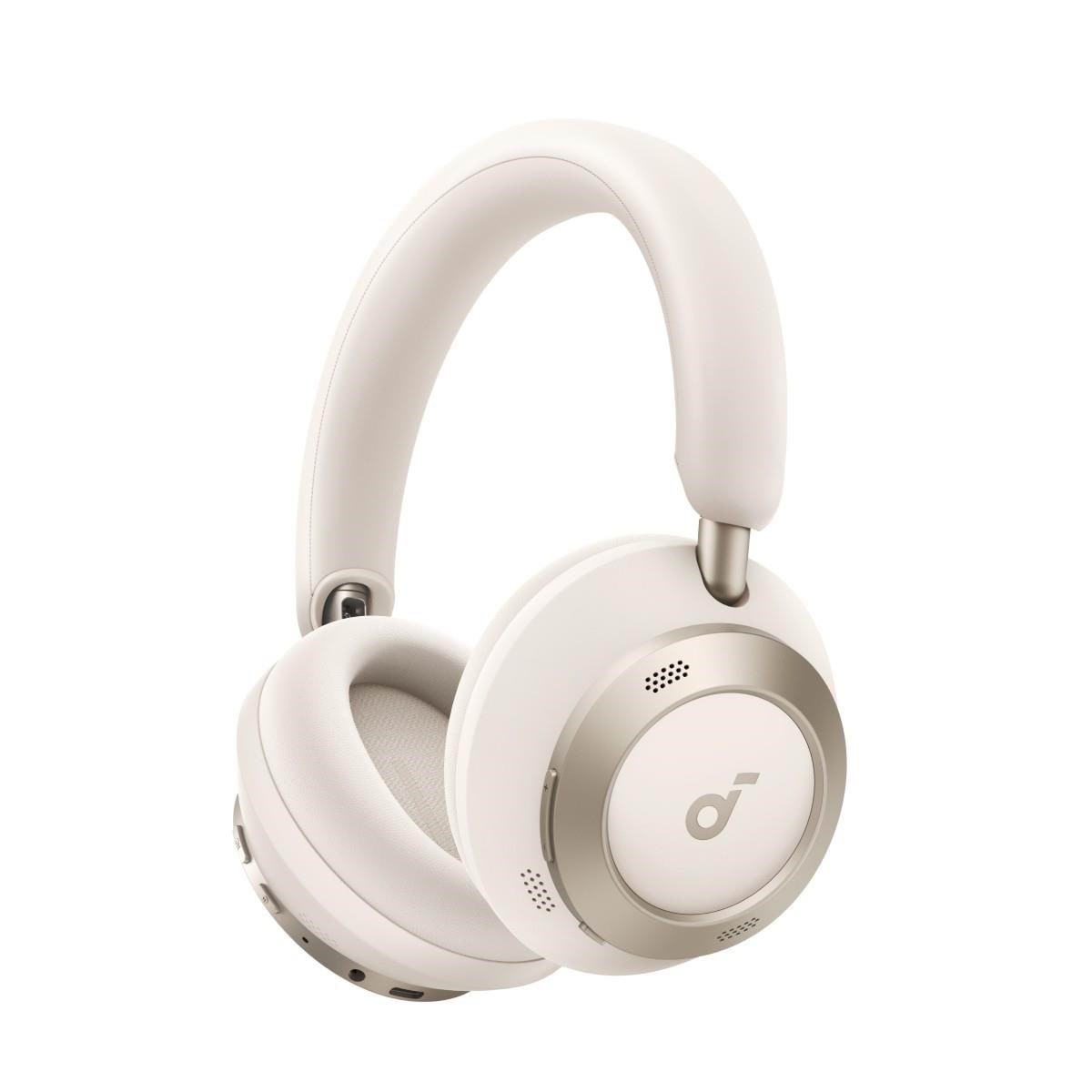 Anker soundcore Space One Pro - White Hovedtelefoner Og Headset Sort A3062G21