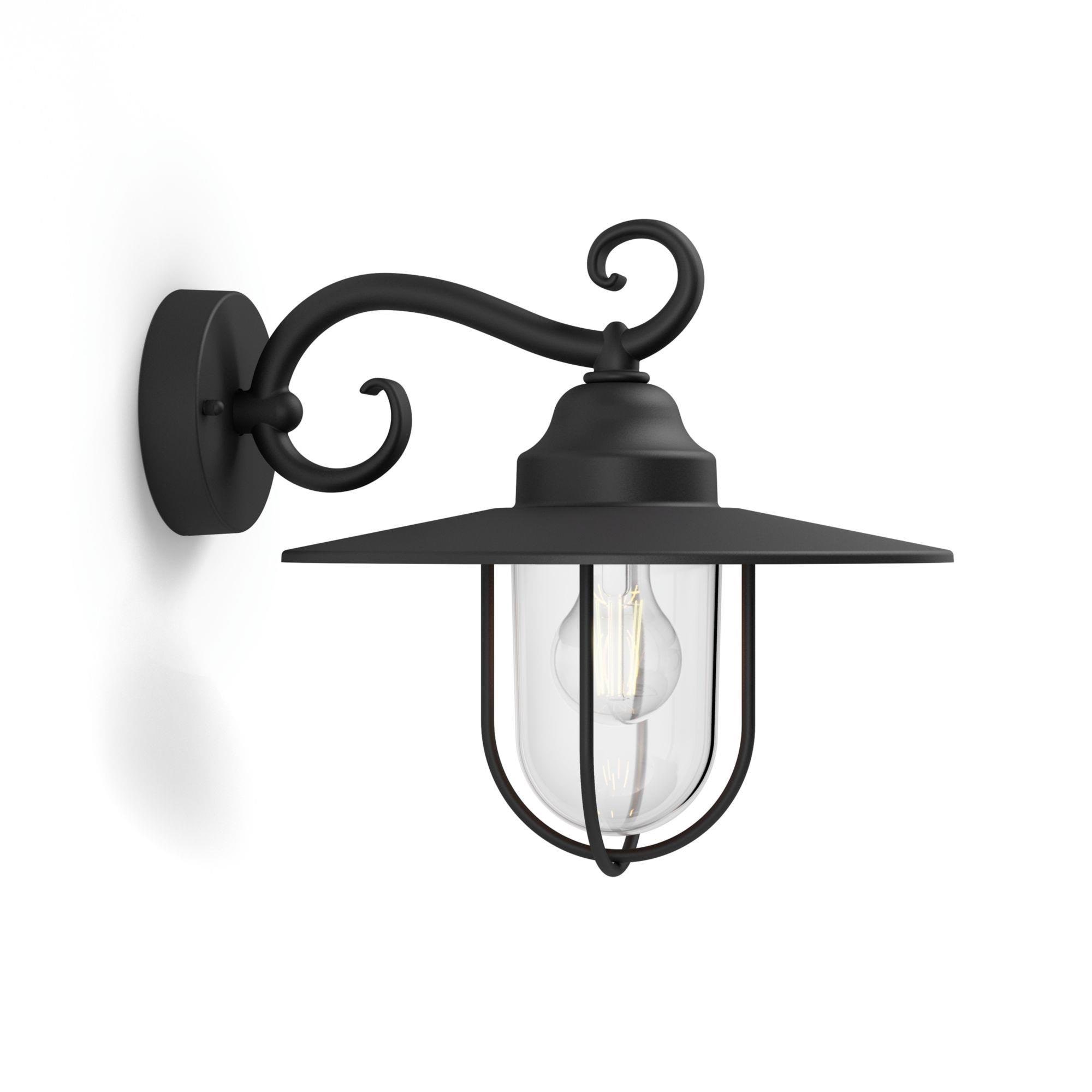Philips Pasture wall lantern black 1x60W 230V Lampe 915005308801