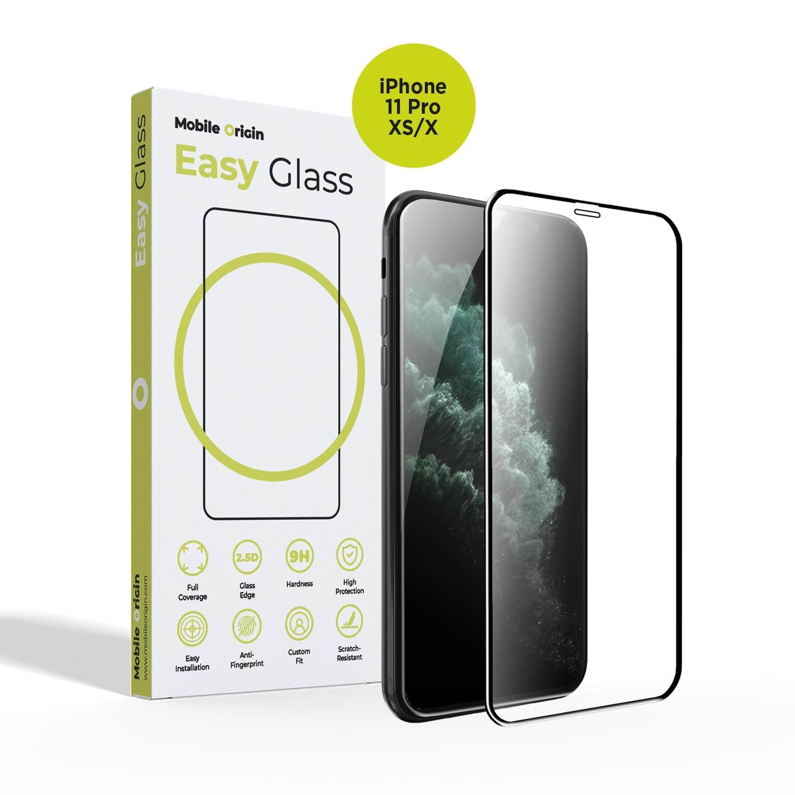 Mobile Origin EasyGlass - iPhone 11 Pro/XS/X Beskyttelsesglas FRL-EG-11Pro
