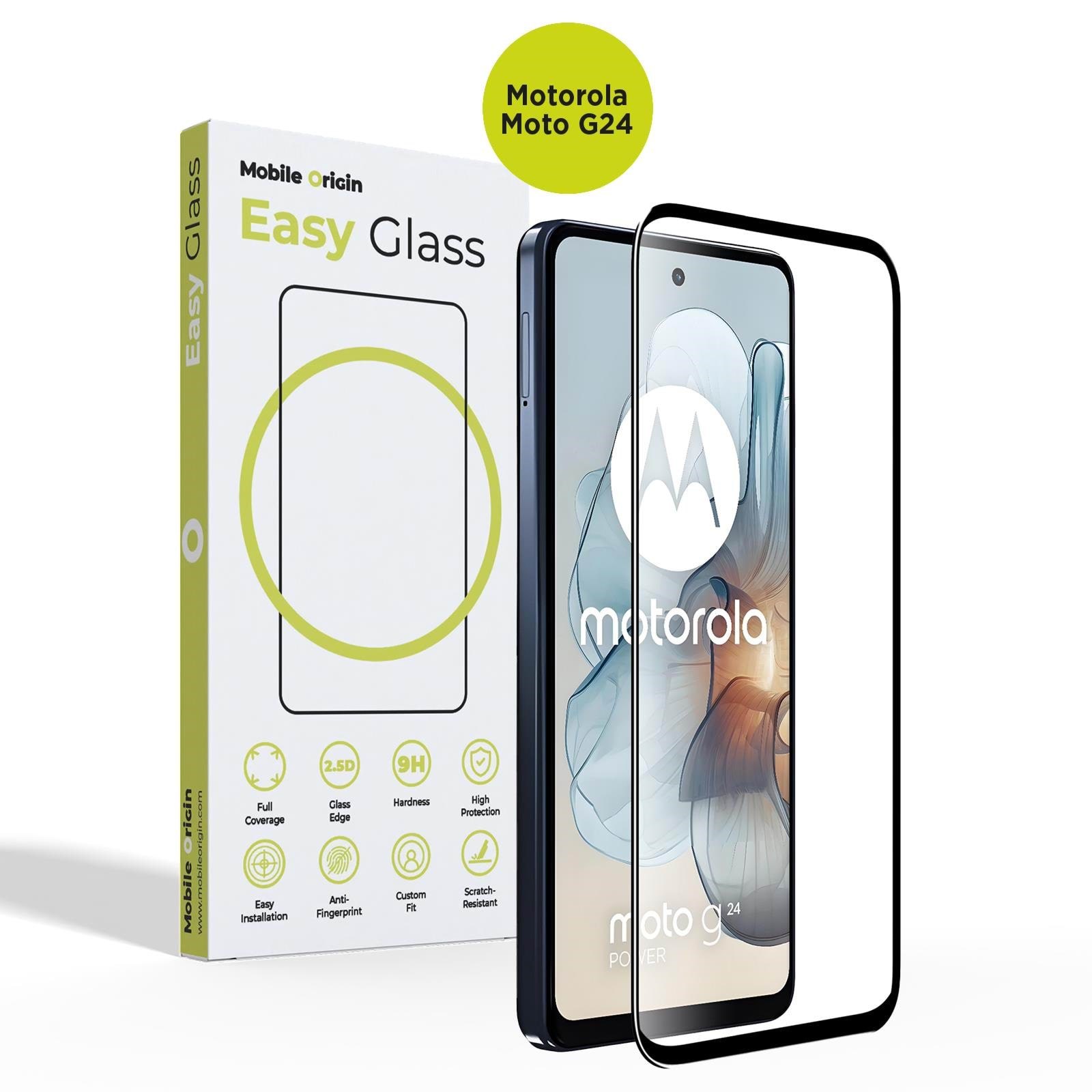 Mobile Origin EasyGlass - Motorola Moto G24 Beskyttelsesglas FRL-EG-MMG24