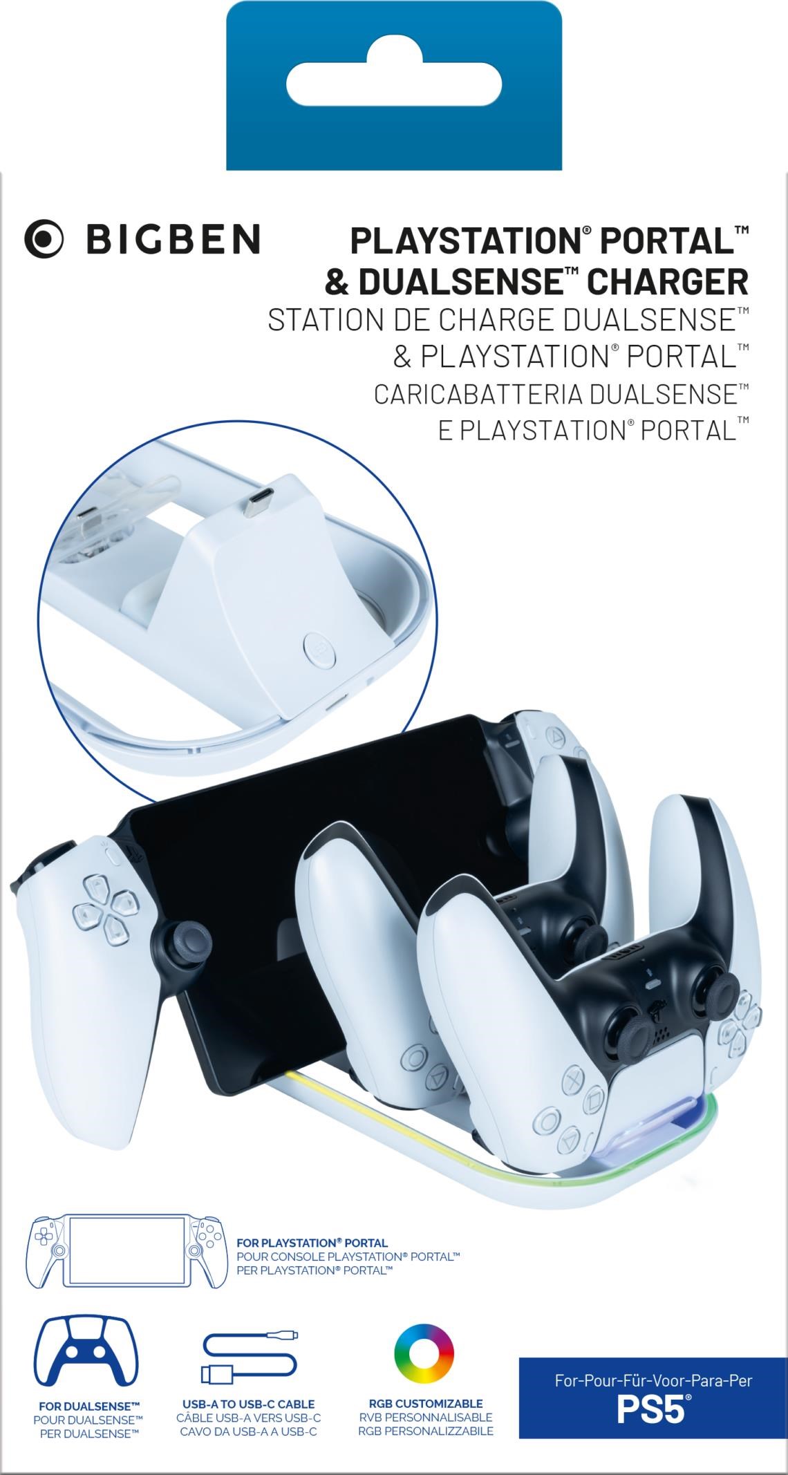 NACON Portal & DualSense Charger Batteri 3665962025606