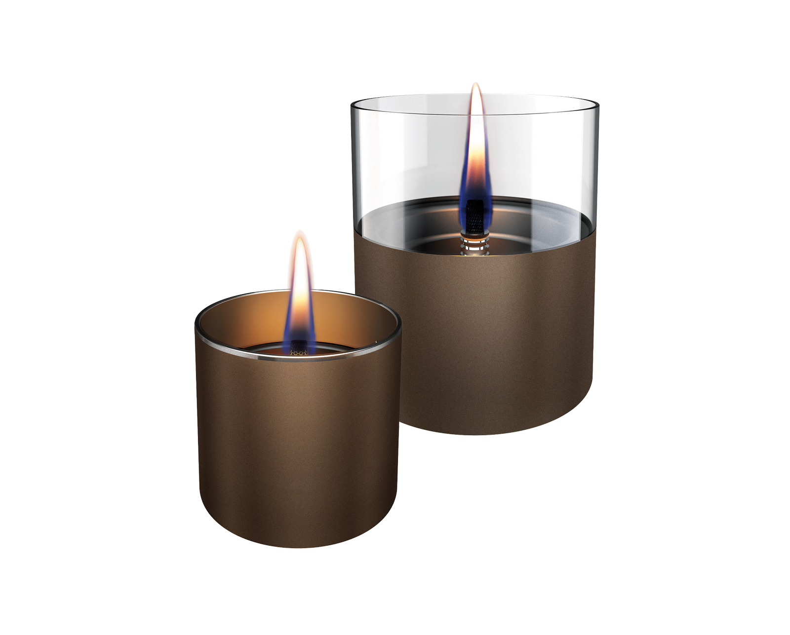 Tenderflame Lilly 8/10 Giftset Chocolate Glass Boligindretning TF-600341
