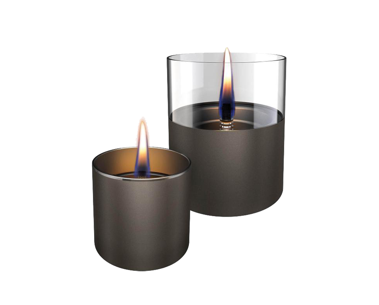 Tenderflame Lilly 8/10 Giftset Gun Metal Glass Boligindretning TF-600340