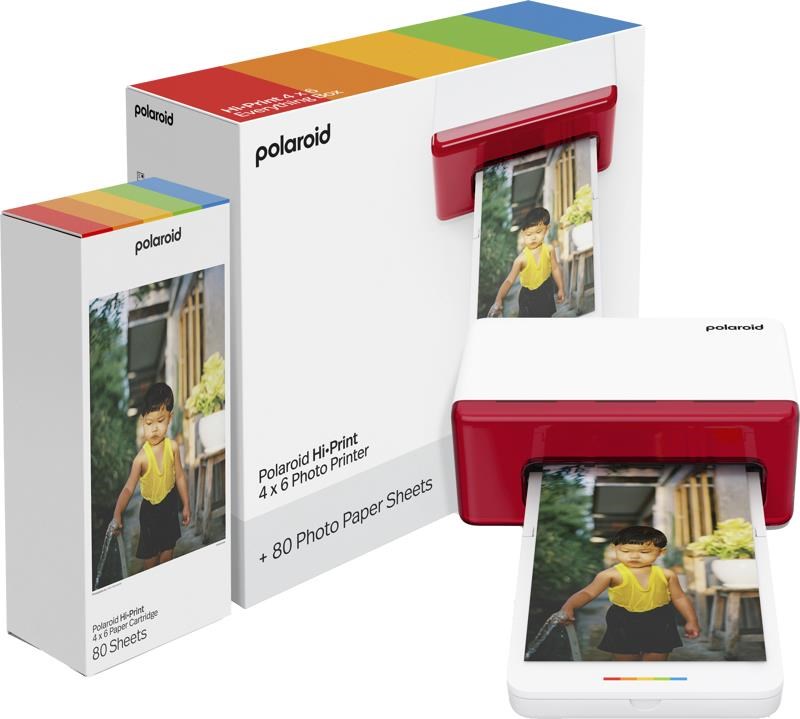 Polaroid Hi-Print 4x6 Photo Printer Everything Box - White